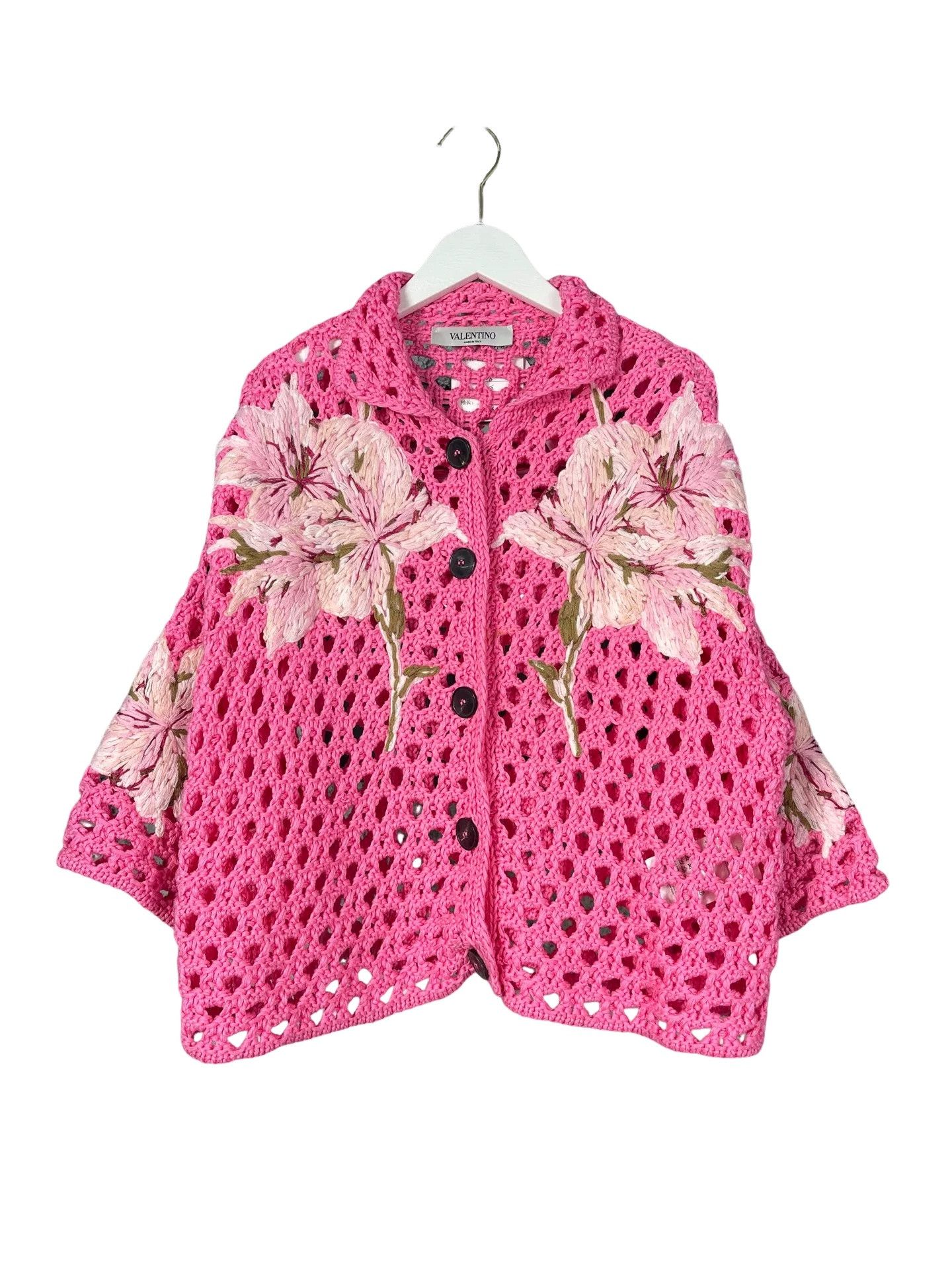 Valentino Valentino Floral Crochet Jacket Size XS Size XS / US 0-2 / IT 36-38 - 1 Thumbnail