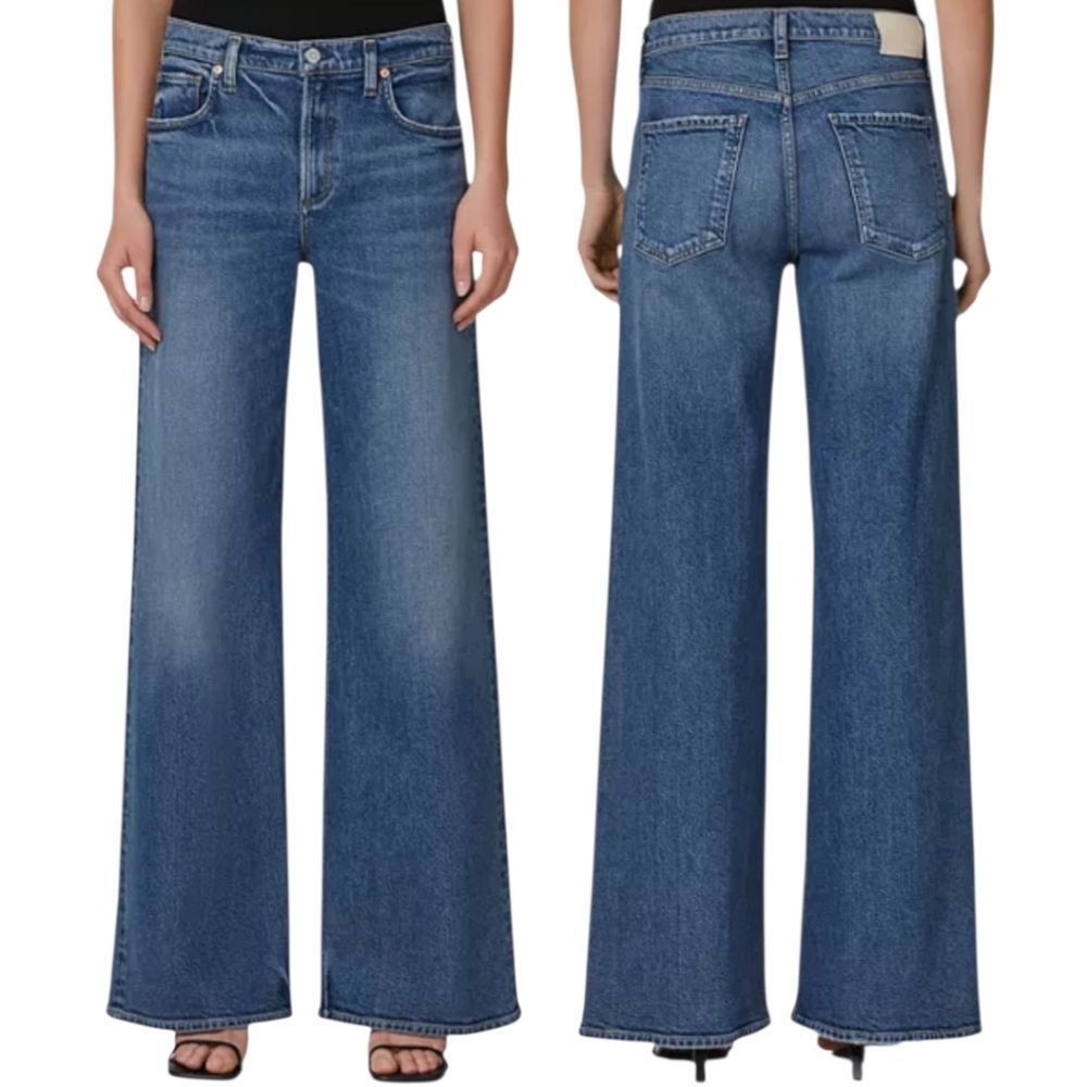 Citizens Of Humanity Citizen Of Humanity Loli Mid Rise Baggy Wide-Leg Boho Jeans Size 29" - 1 Thumbnail