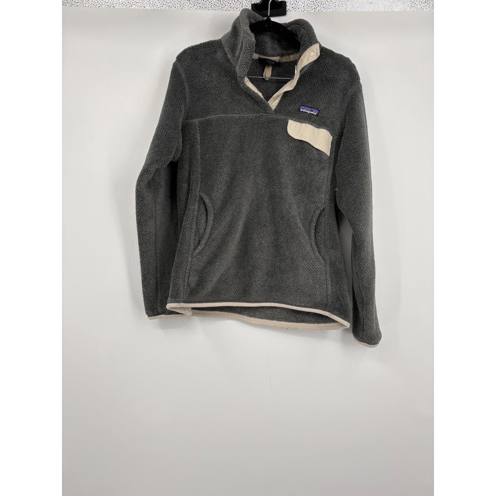 Patagonia Patagonia Gray Fleece Snap T Pullover Women's Size M Size M / US 6-8 / IT 42-44 - 2 Thumbnail