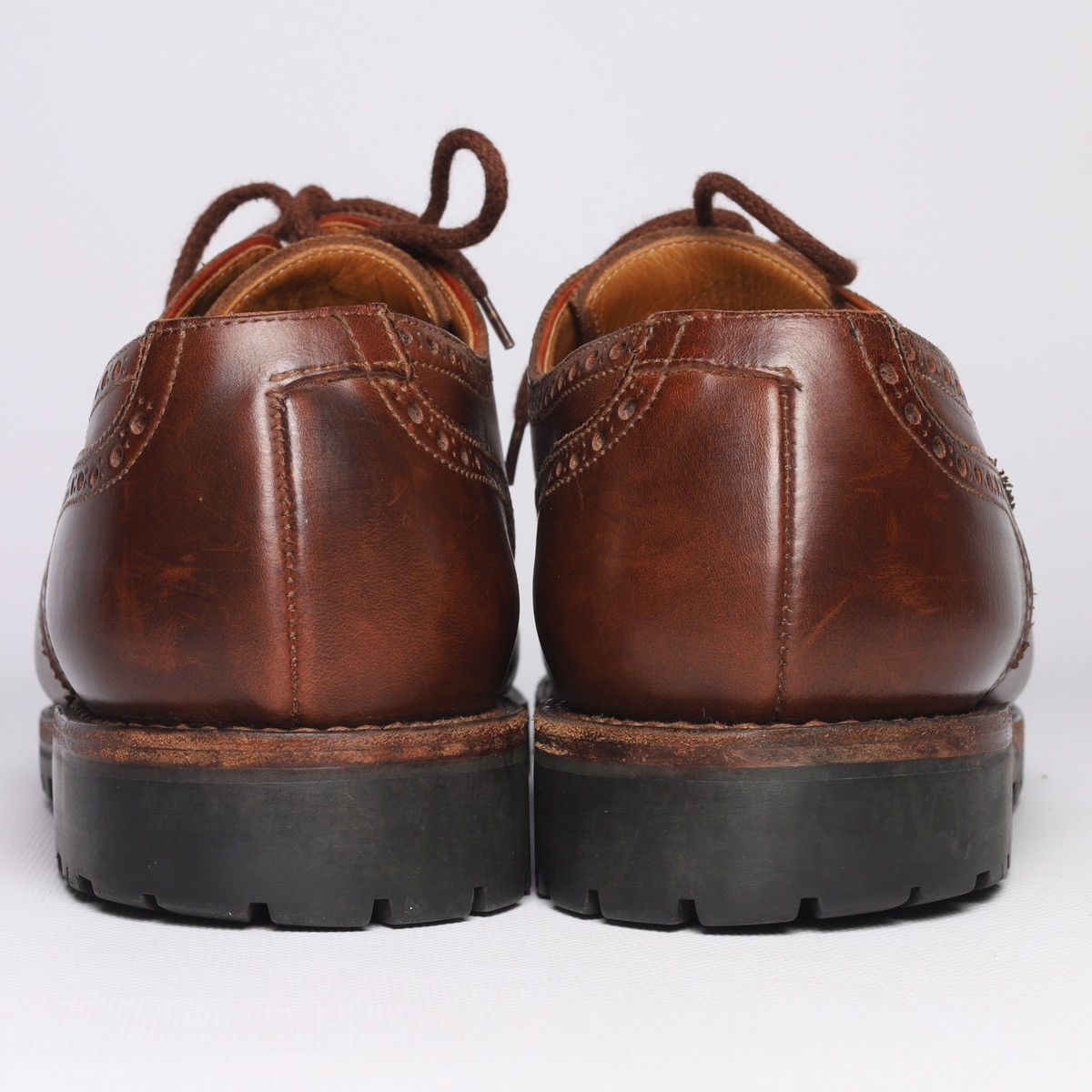 Crockett & Jones × Other UK Alt Wien by Crockett Jones Budapest Derby Leather Shoes Size US 10 / EU 43 - 2 Thumbnail