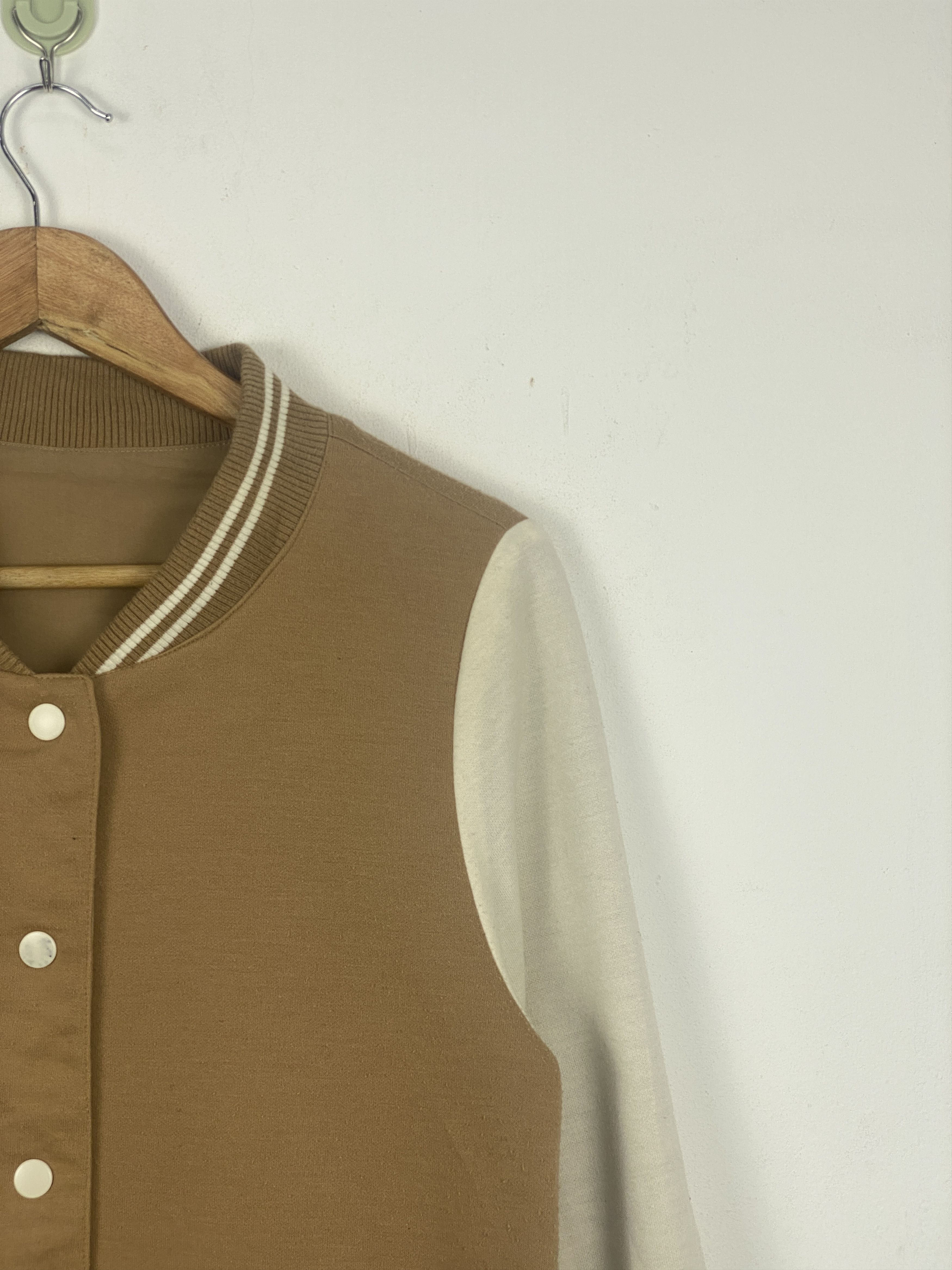 Olive Vintage Olive Reversible Button Up Bomber Varsity Jacket Size US M / EU 48-50 / 2 - 11 Thumbnail