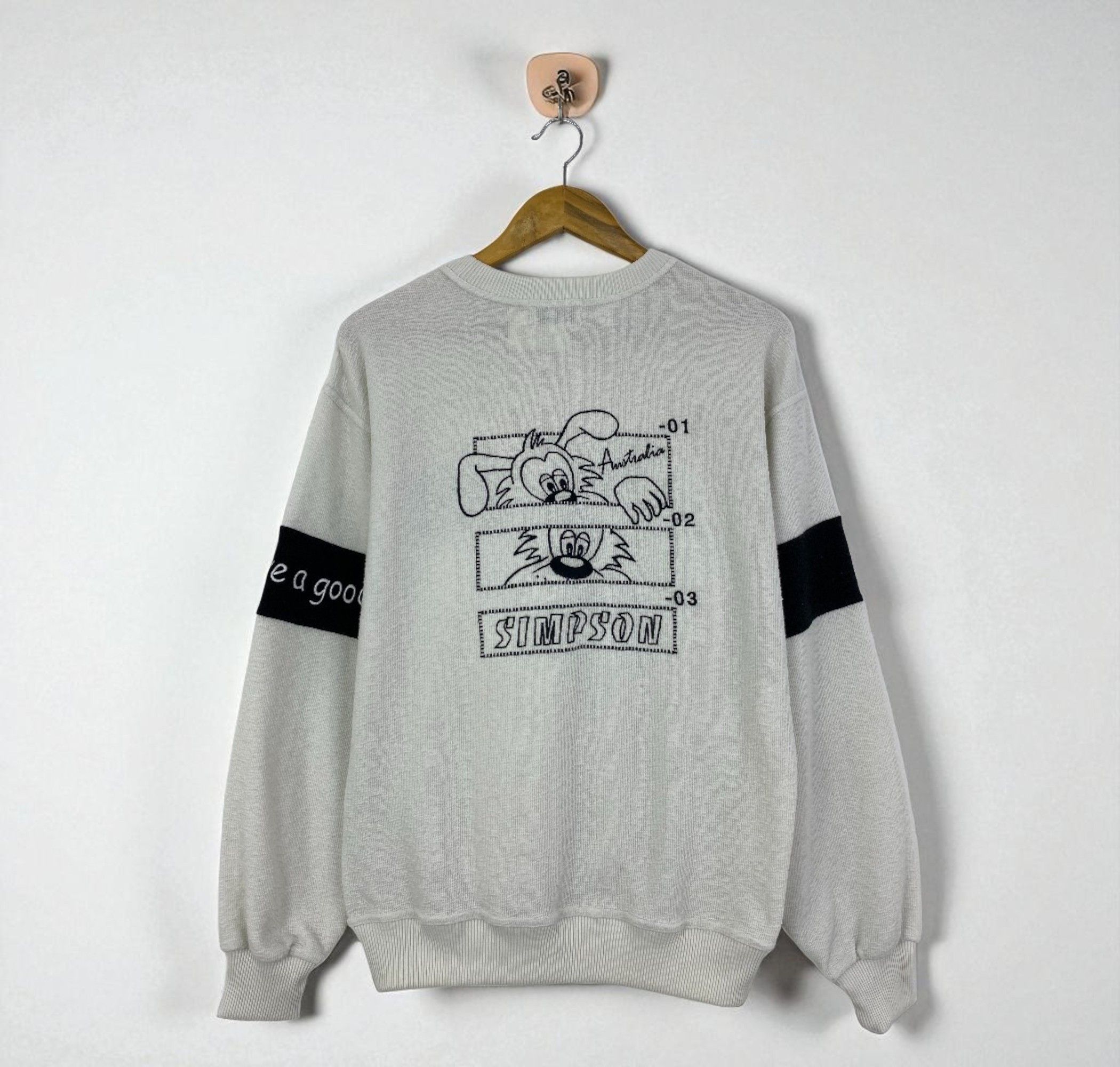 The Simpsons Vintage The Simpsons SP Club Sweatshirt SH0150 Size US M / EU 48-50 / 2 - 3 Thumbnail