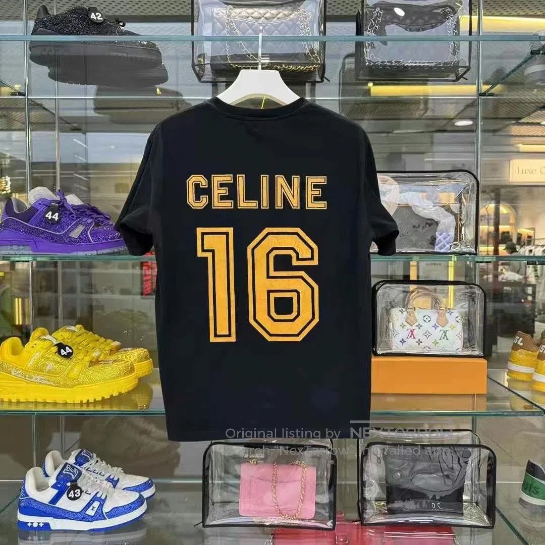 Celine CELINE 16 Cotton Jersey Loose T. Size US M / EU 48-50 / 2 - 2 Thumbnail
