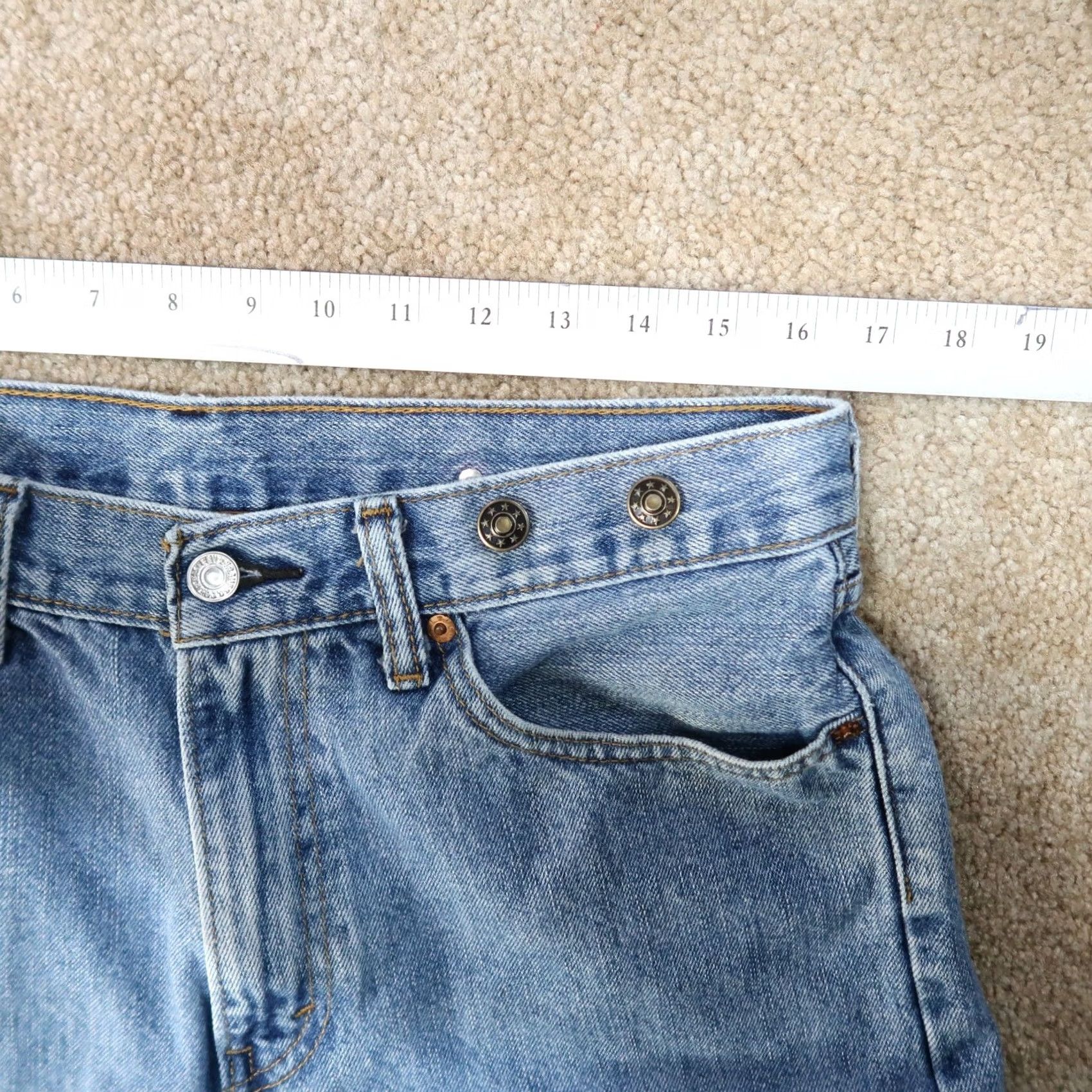 Levi's VINTAGE Levis 505 Regular Fit Straight Leg Jeans Men 32x32 Blue Denim Size US 32 / EU 48 - 7 Thumbnail