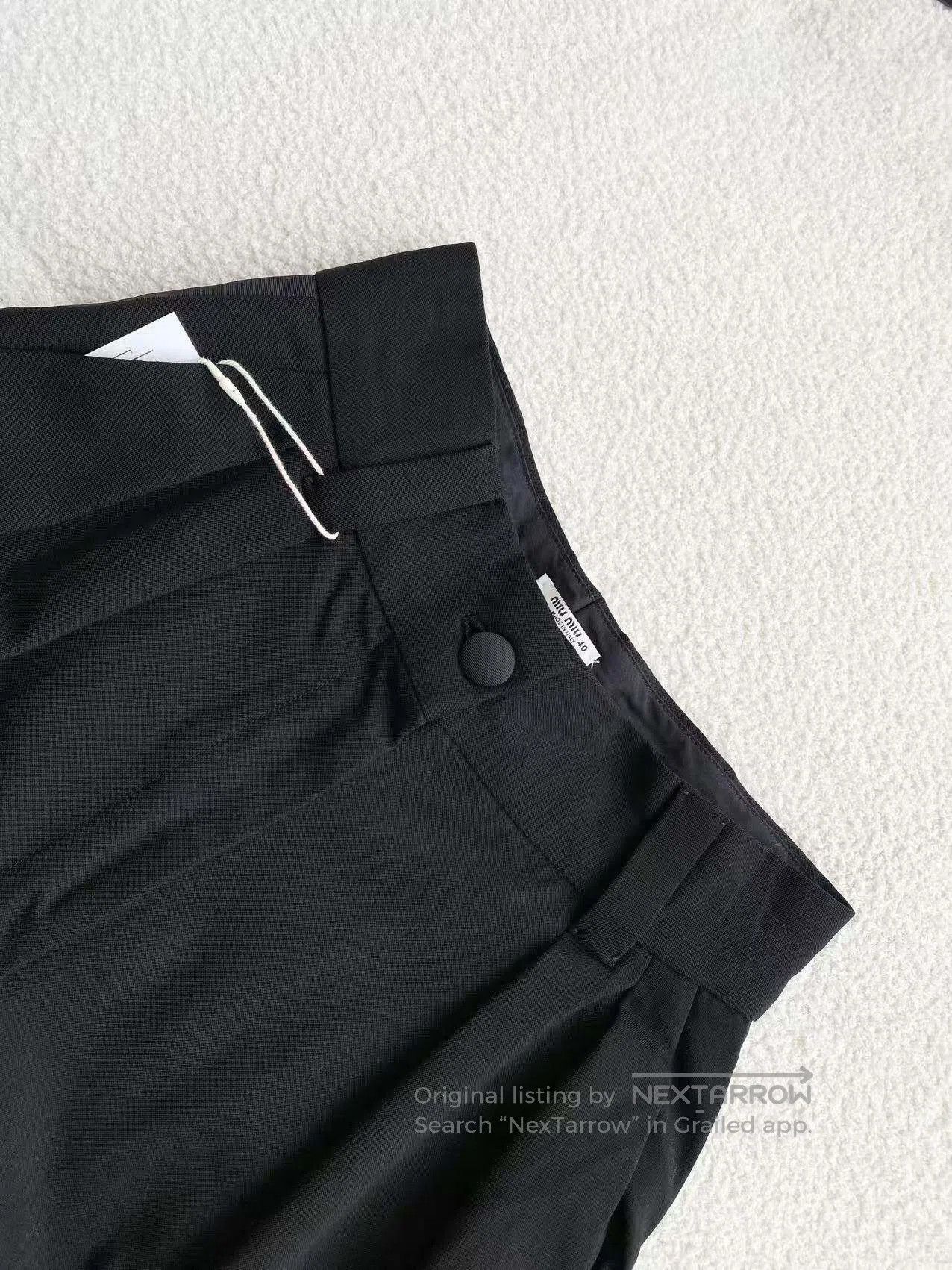 Miu Miu Miu Miu Suit trousers| Size 26" / US 2 / IT 38 - 4 Thumbnail