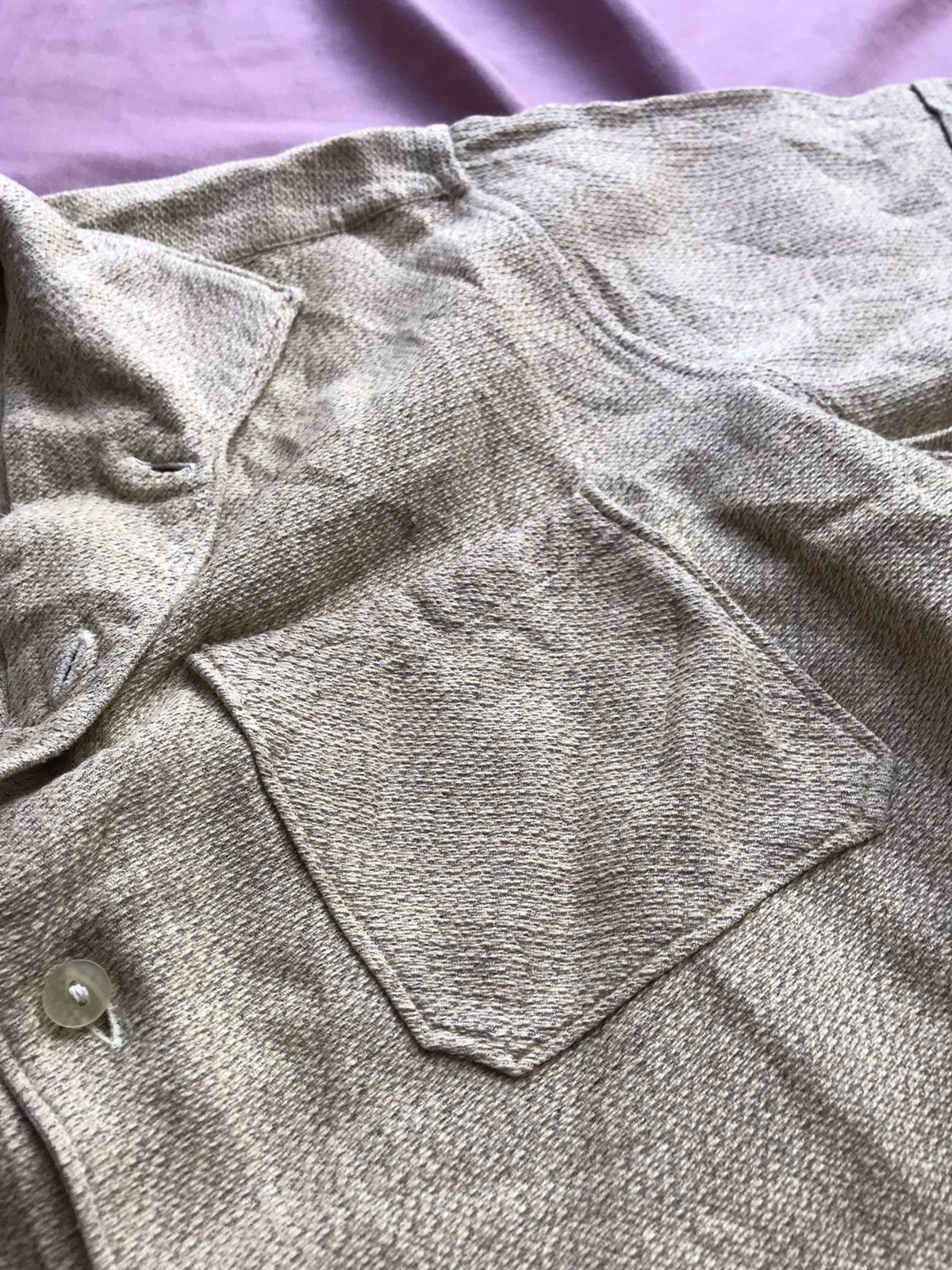 Handmade HANDMADE SELVEDGE CROPPED VINTAGE ONE PIECE CAMP COLLAR Size US S / EU 44-46 / 1 - 11 Thumbnail