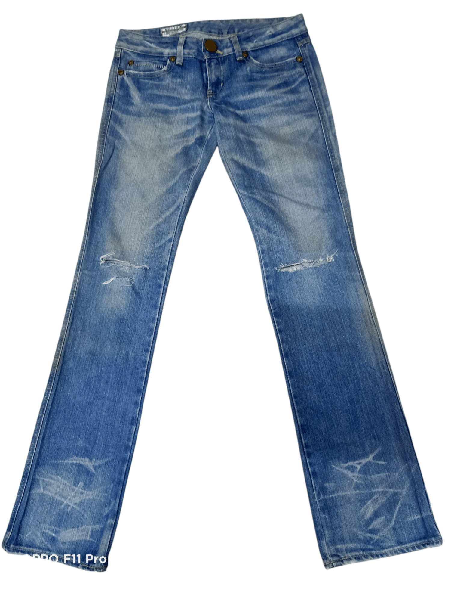 If Six Was Nine × Japanese Brand × Vintage Glamour Guarantee SlimFit Distressdenim Women Size 30" / US 8 / IT 44 - 3 Thumbnail