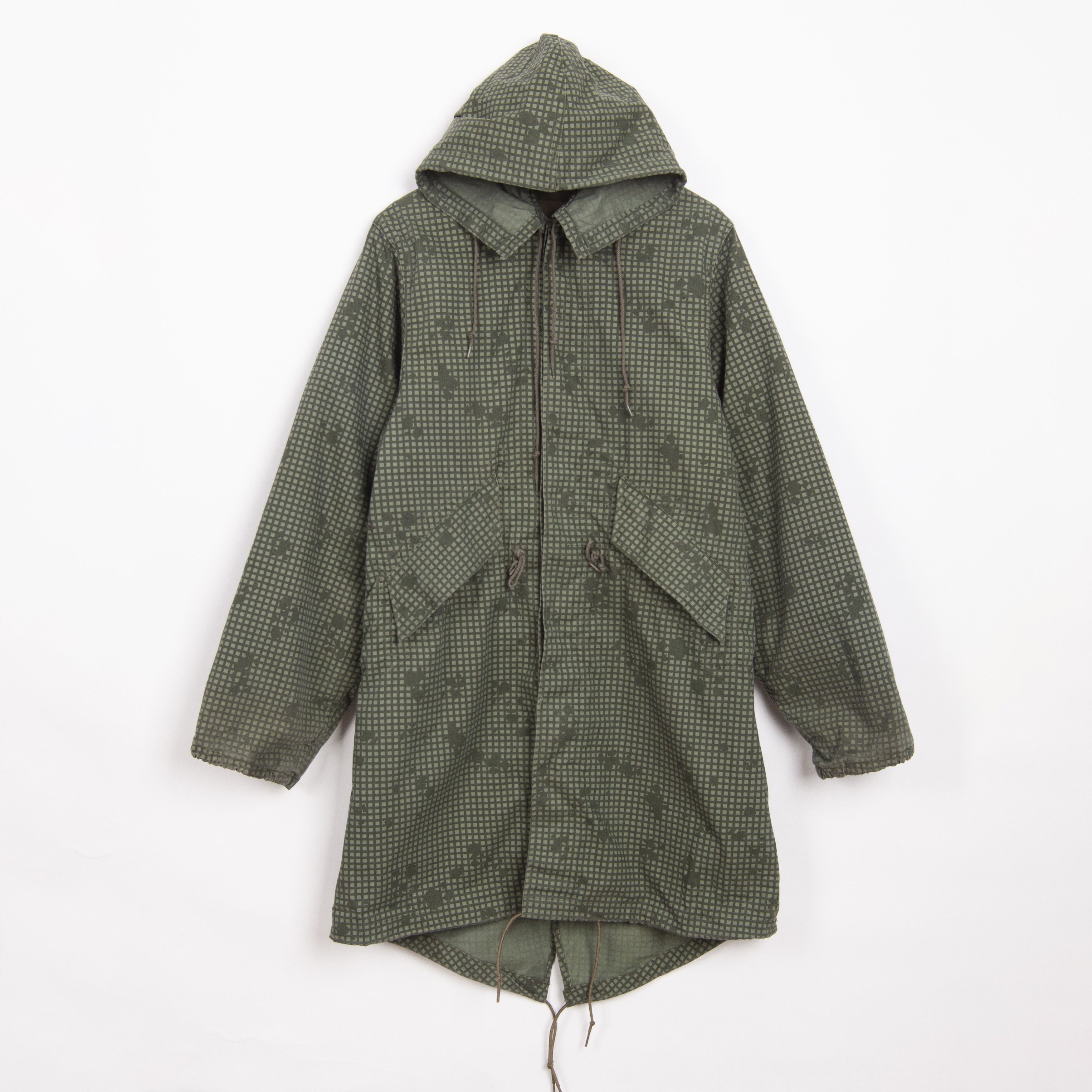 Vintage Vintage Parka Fishtail Night Camouflage Jacket Size US S / EU 44-46 / 1 - 2 Thumbnail