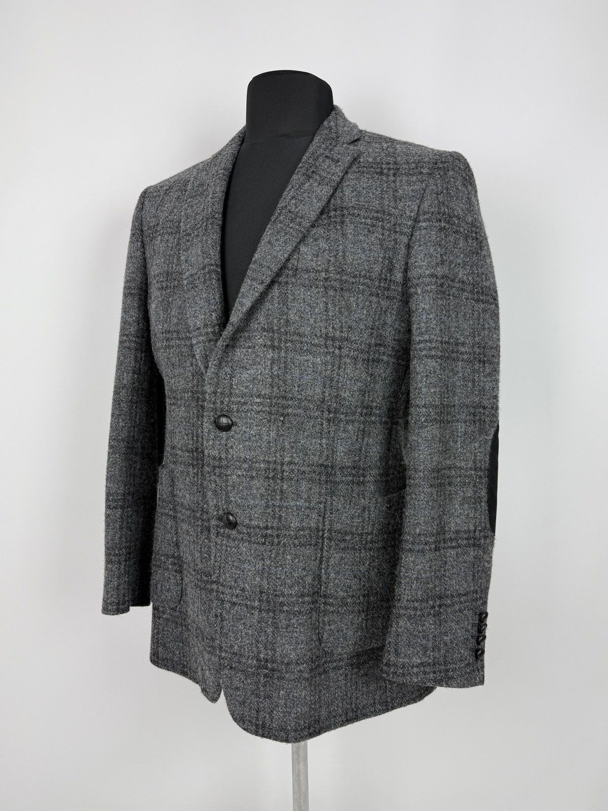 Harris Tweed Yves Gerard Harris Tweed Wool Check 2 Button Blazer Jacket Size US L / EU 52-54 / 3 - 1 Thumbnail