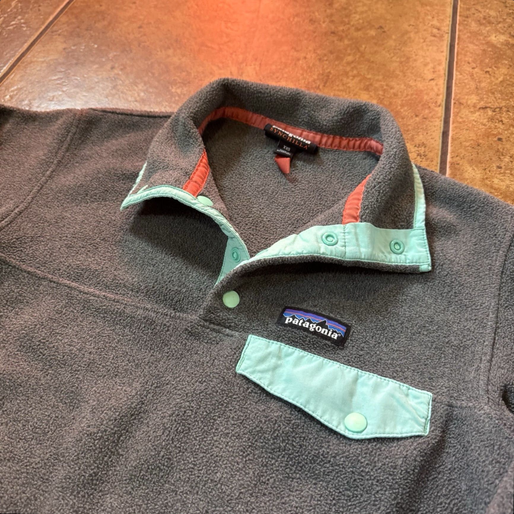 Patagonia VINTAGE Women’s Patagonia Lightweight Synchilla Snap-T Pullover XXS 25455 Grey Size XXS / US 00 / IT 34 - 4 Thumbnail