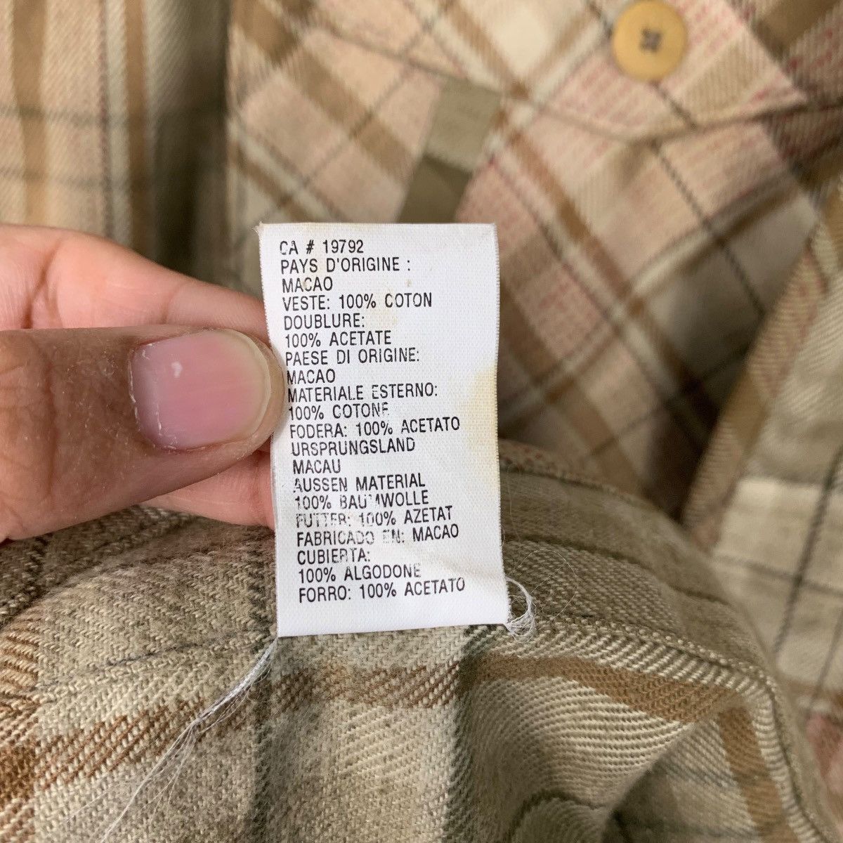 Timberland Vintage 90's TIMBERLAND Checked Flannel Jacket #2588-C117 Size US M / EU 48-50 / 2 - 17 Thumbnail