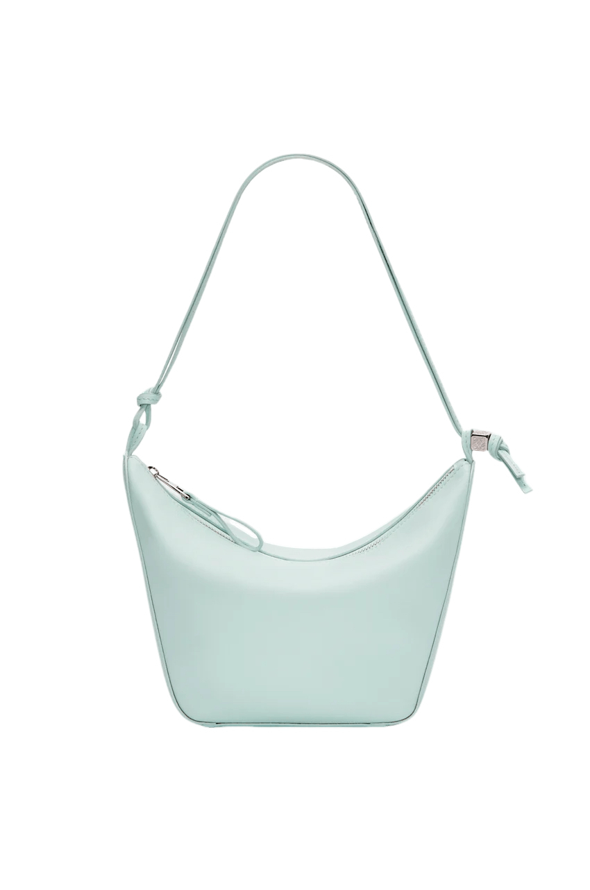 LOEWE Hammock Mini $2150 Frozen Leather Hobo Bag