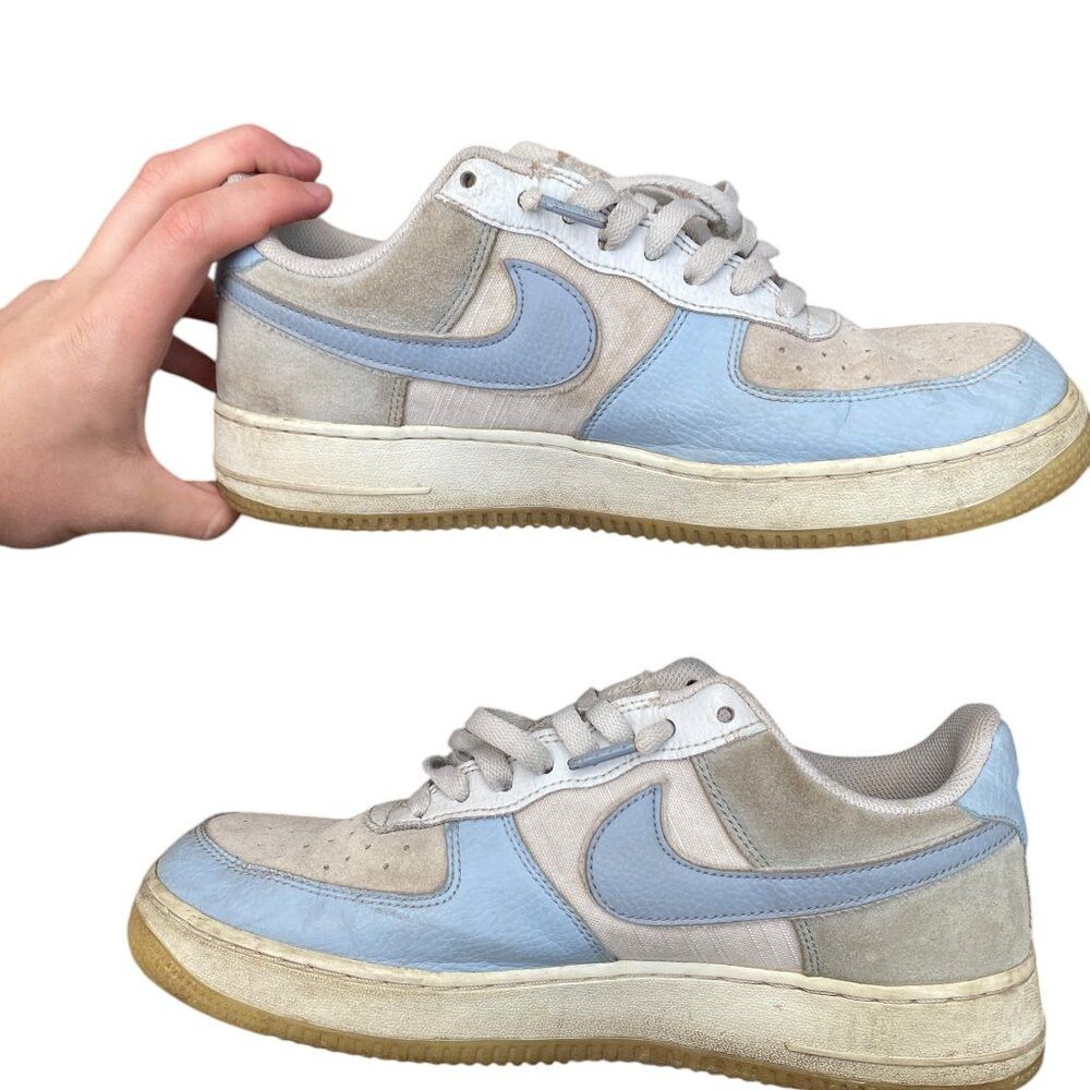 Nike 2019 Nike Air Force 1 Low 07 Light Armory Blue Size 10 ao24 Size US 10 / EU 43 - 4 Thumbnail