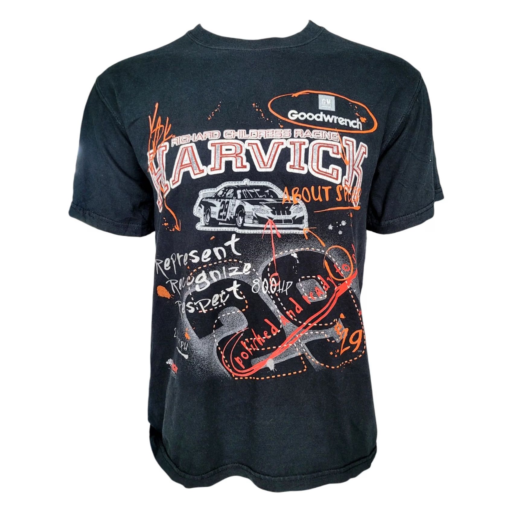Chase Authentics VINTAGE Kevin Harvick #29 Goodwrench Racing T-Shirt NASCAR Black Chase M Shirt Adult Black 90s Racing Size US M / EU 48-50 / 2 - 2 Thumbnail