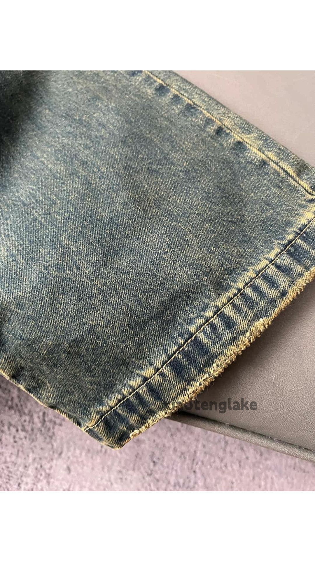 Jean × Vintage washed faded rusty yuppie bootcut flared jeans Size US 30 / EU 46 - 6 Thumbnail