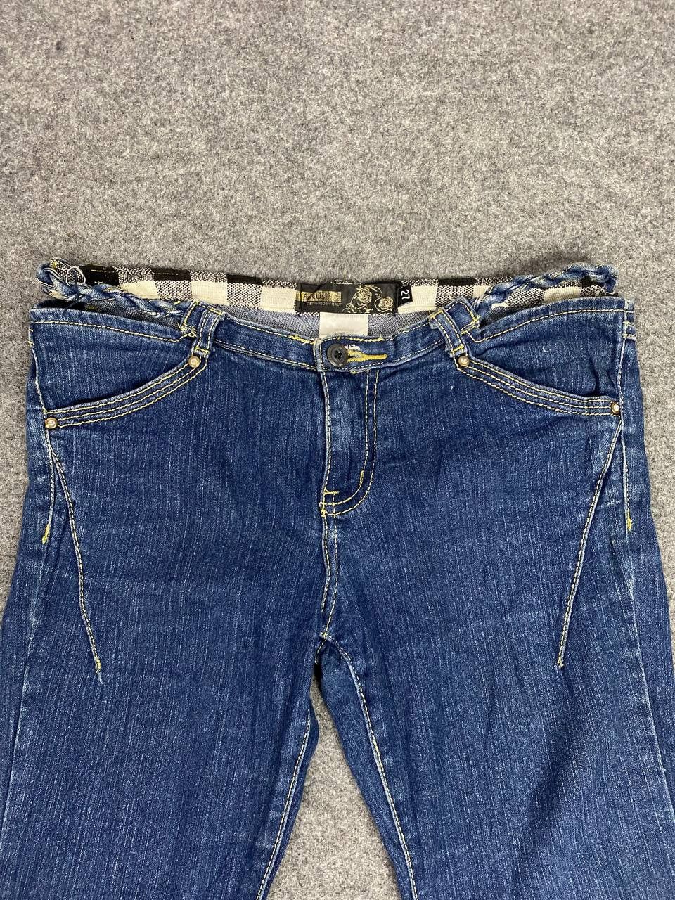 Vintage focus design by italy bootcut flare denim nice design Size 33" - 7 Thumbnail