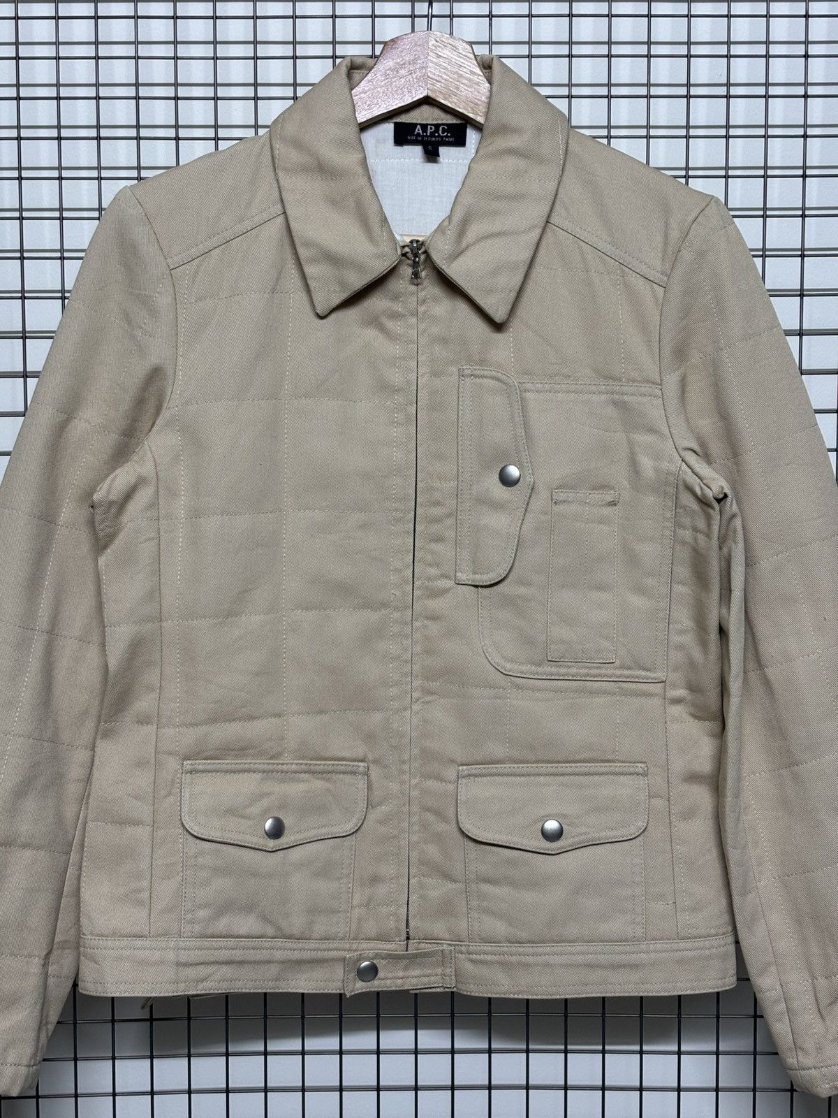 A.P.C. A.P.C River 2001 Zipper Denim Jacket Size US S / EU 44-46 / 1 - 1 Thumbnail
