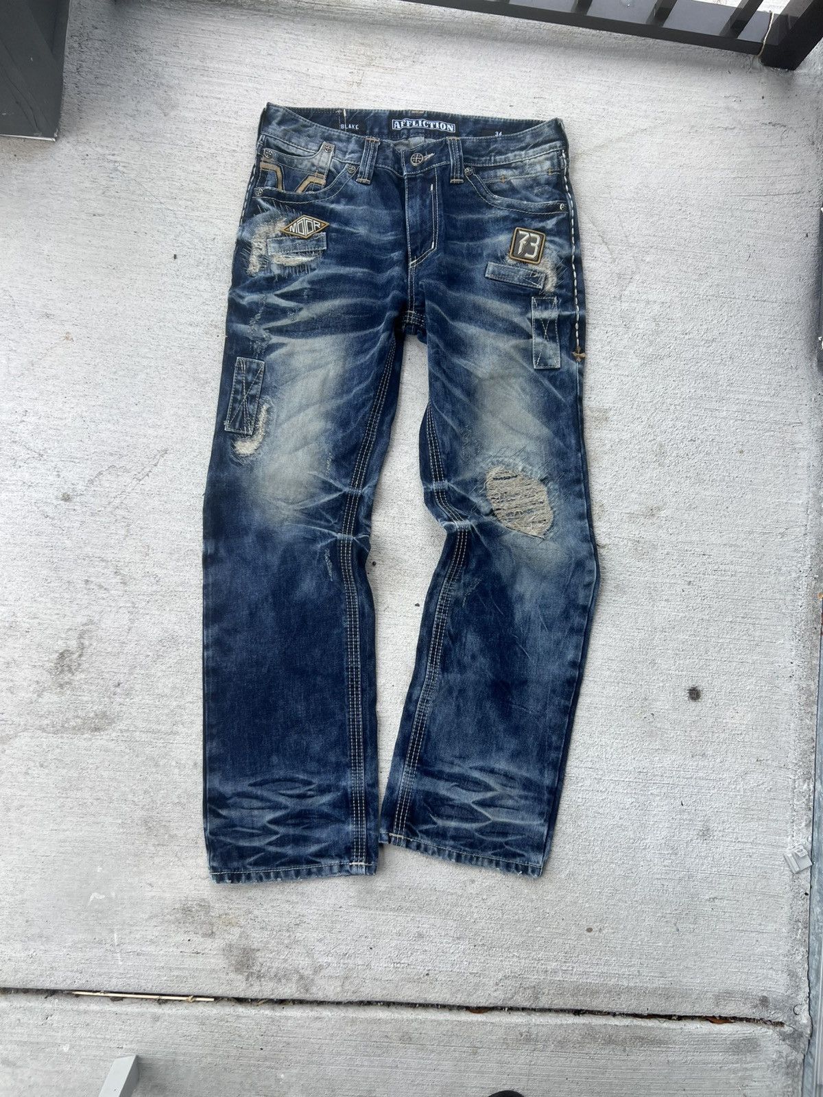 Affliction Affliction denim jean Size US 34 / EU 50 - 1 Thumbnail
