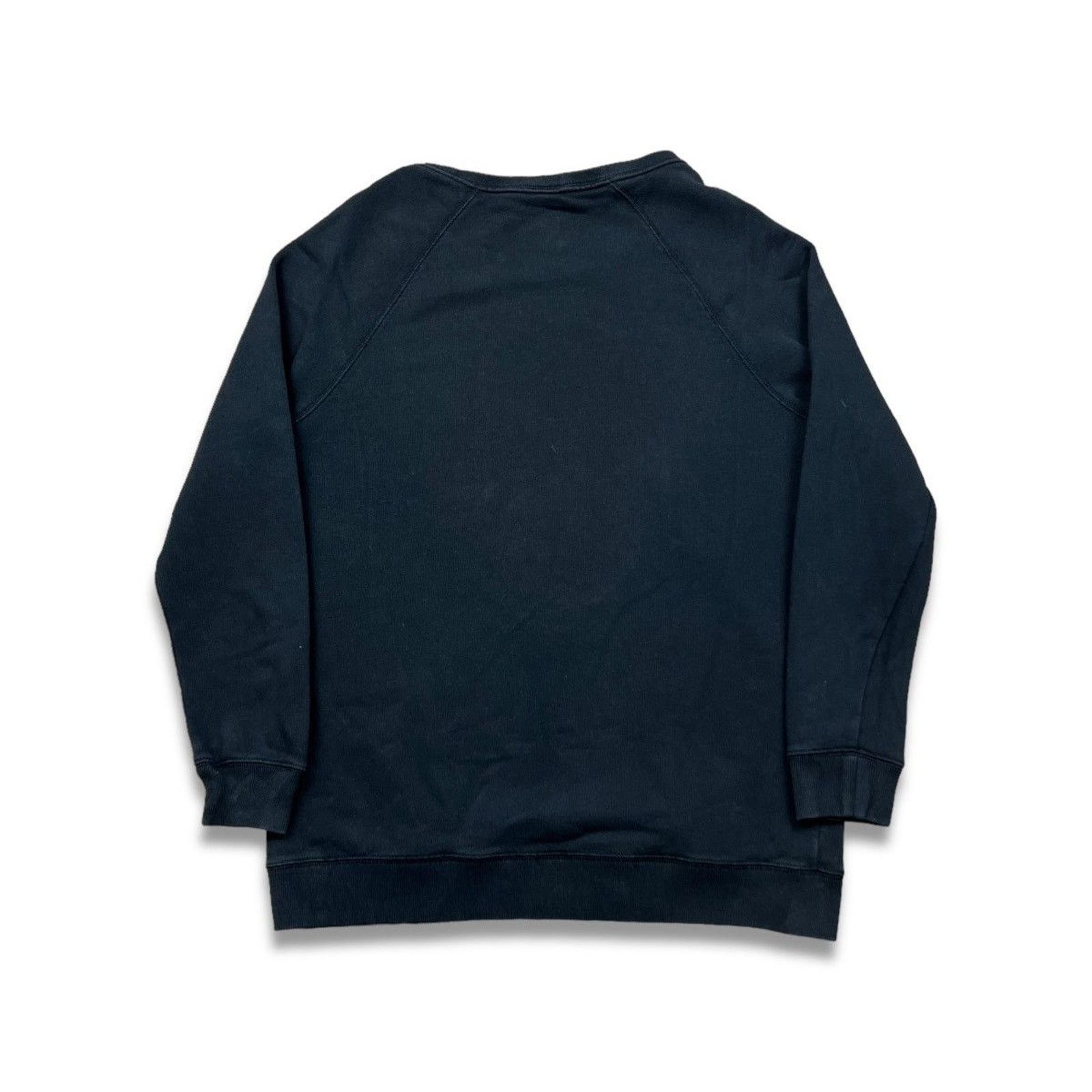 Nike × Vintage Nike Sportswear Sweatshirt Small Black Big Swoosh Pullover Size US S / EU 44-46 / 1 - 3 Thumbnail