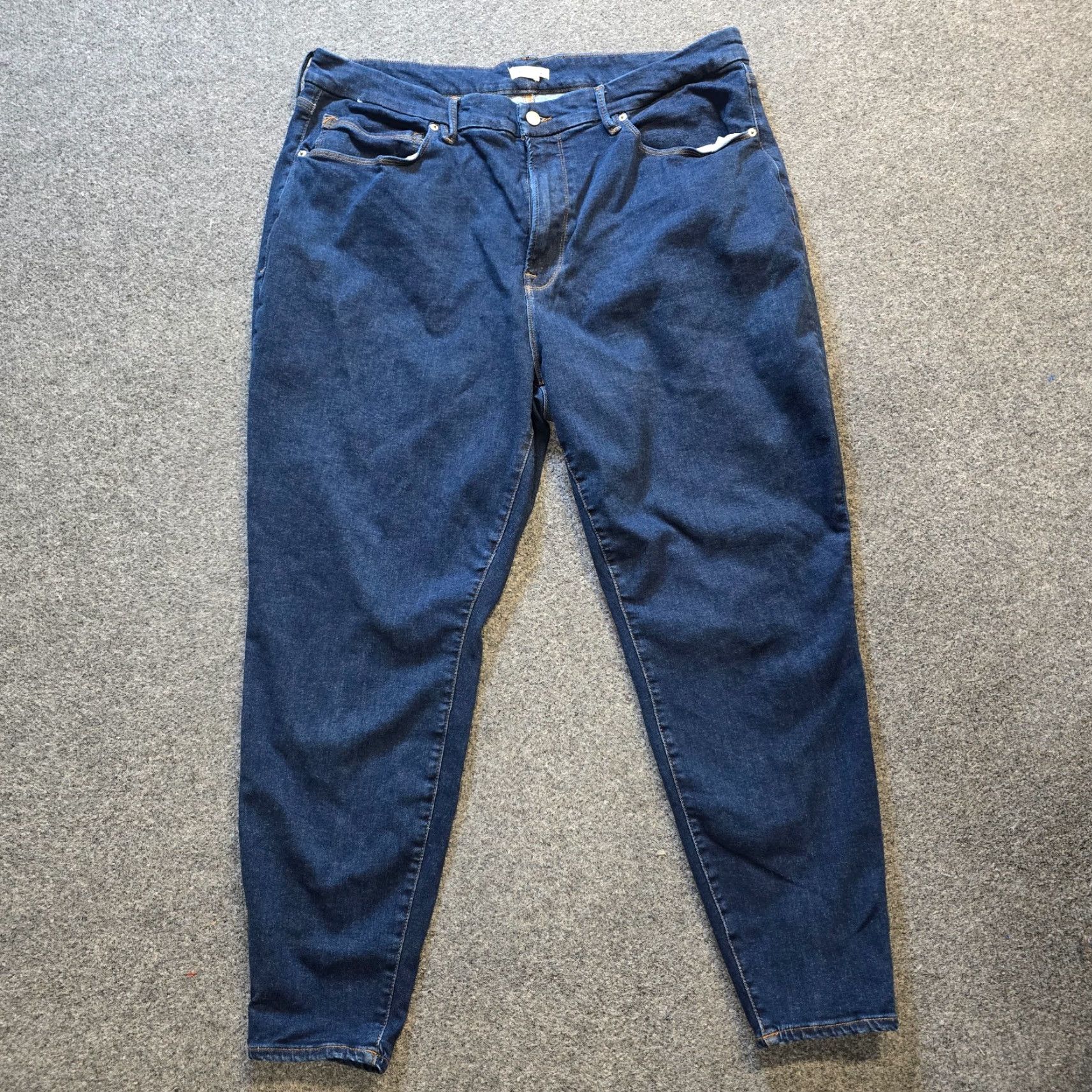 Good American Good American Jeans Women Plus 26 Blue Skinny Capsule Fit Stretch 5-Pocket Denim High Rise Inseam 29 Size 26" / US 2 / IT 38 - 2 Thumbnail