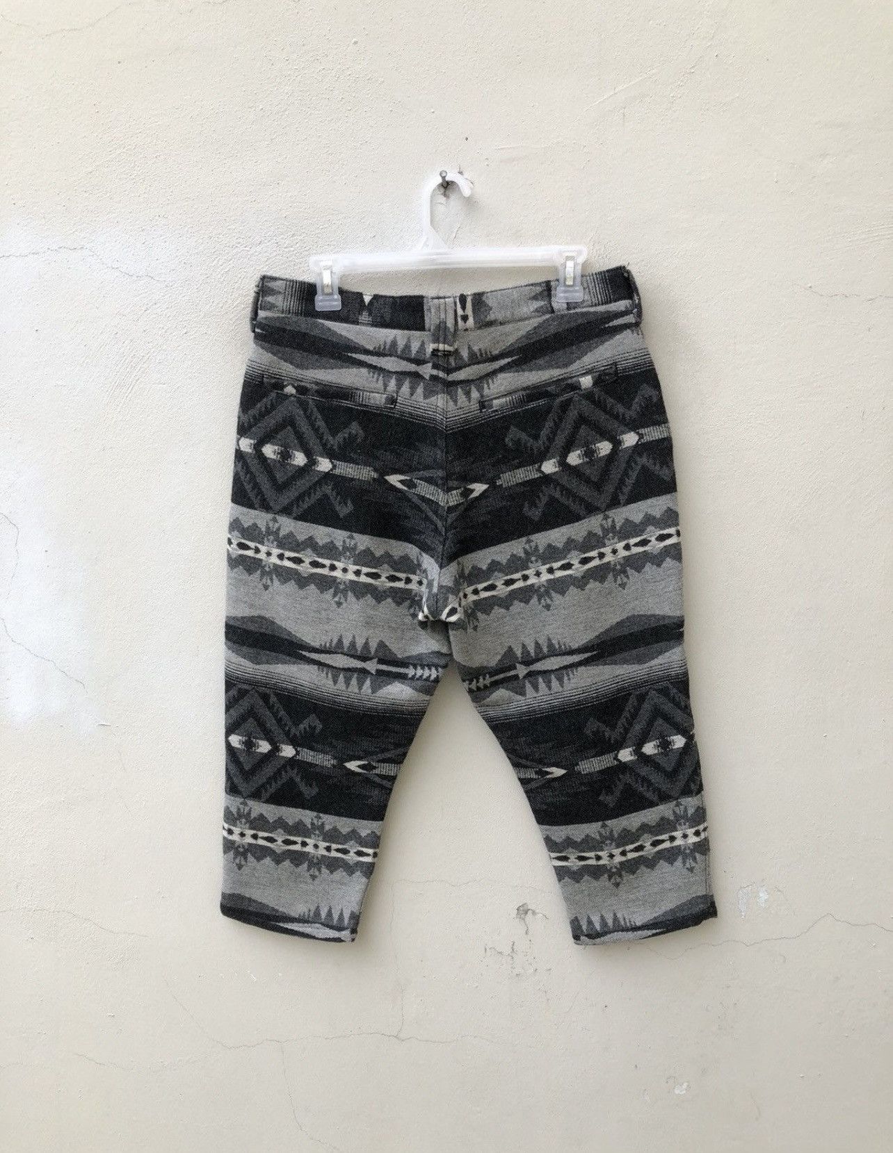 Japanese Brand Rehacer Japan Native Navajo Wool Cropped Pant Size US 30 / EU 46 - 14 Thumbnail