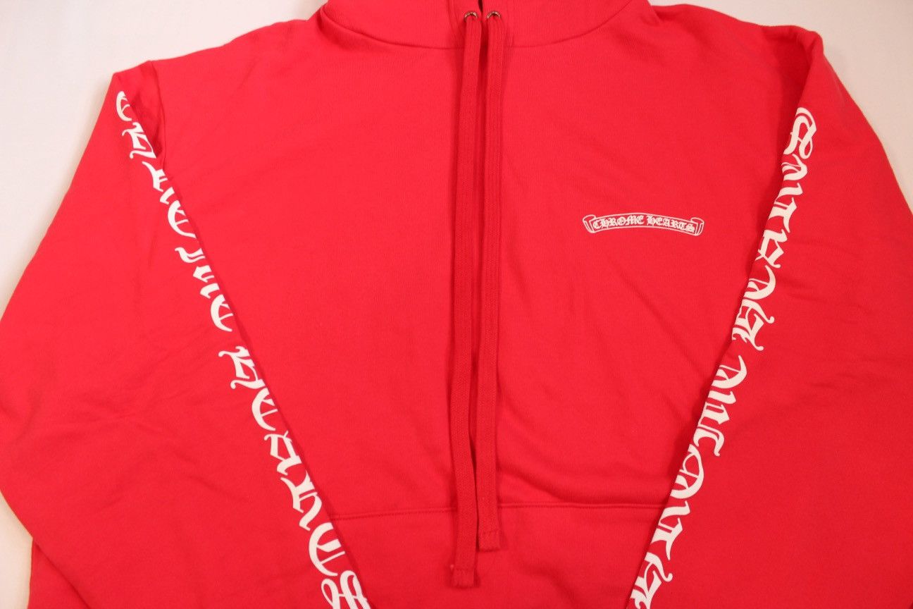Chrome Hearts Chrome Hearts Red Scroll Hoodie Size US XL / EU 56 / 4 - 13 Thumbnail