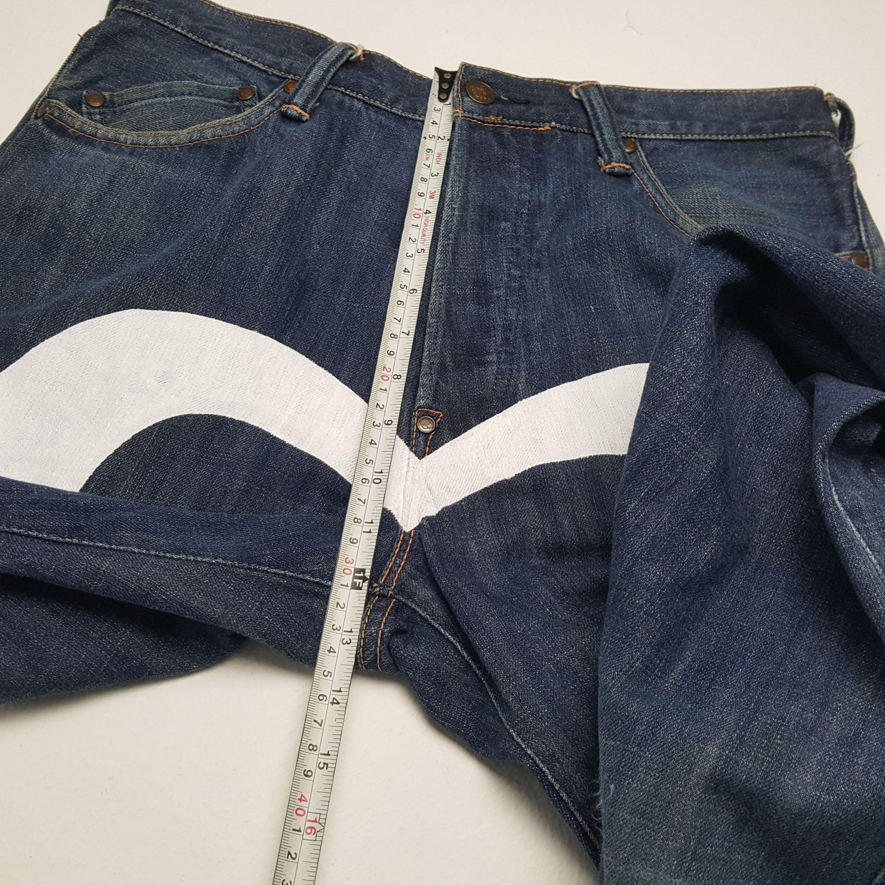 Evisu × Japanese Brand × Vintage EVISU Japanese Brand Streetwear Custom Daicock Jeans Size US 31 - 8 Thumbnail