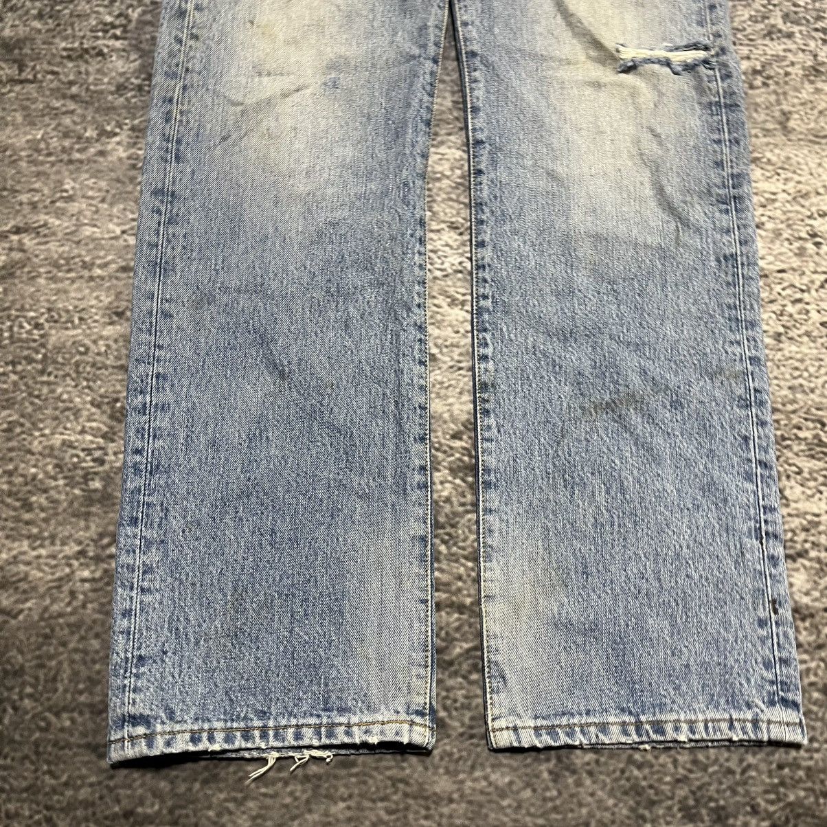 Levi's Vintage Levi's 501 Button Fly Blue Faded Baggy Skater Jeans Size US 34 / EU 50 - 7 Thumbnail