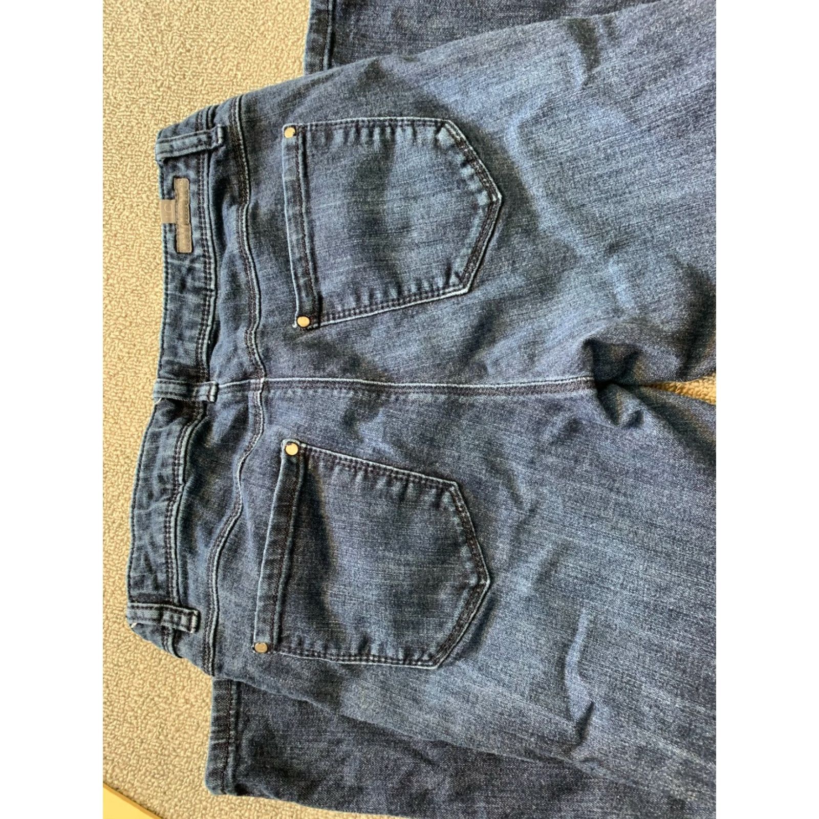 Vintage LC Lauren Conrad Blue Jeans Denim Womens Size 6 dark Blue Slim Skinny Regular Zip Mens? Size 28" / US 6 / IT 42 - 5 Thumbnail