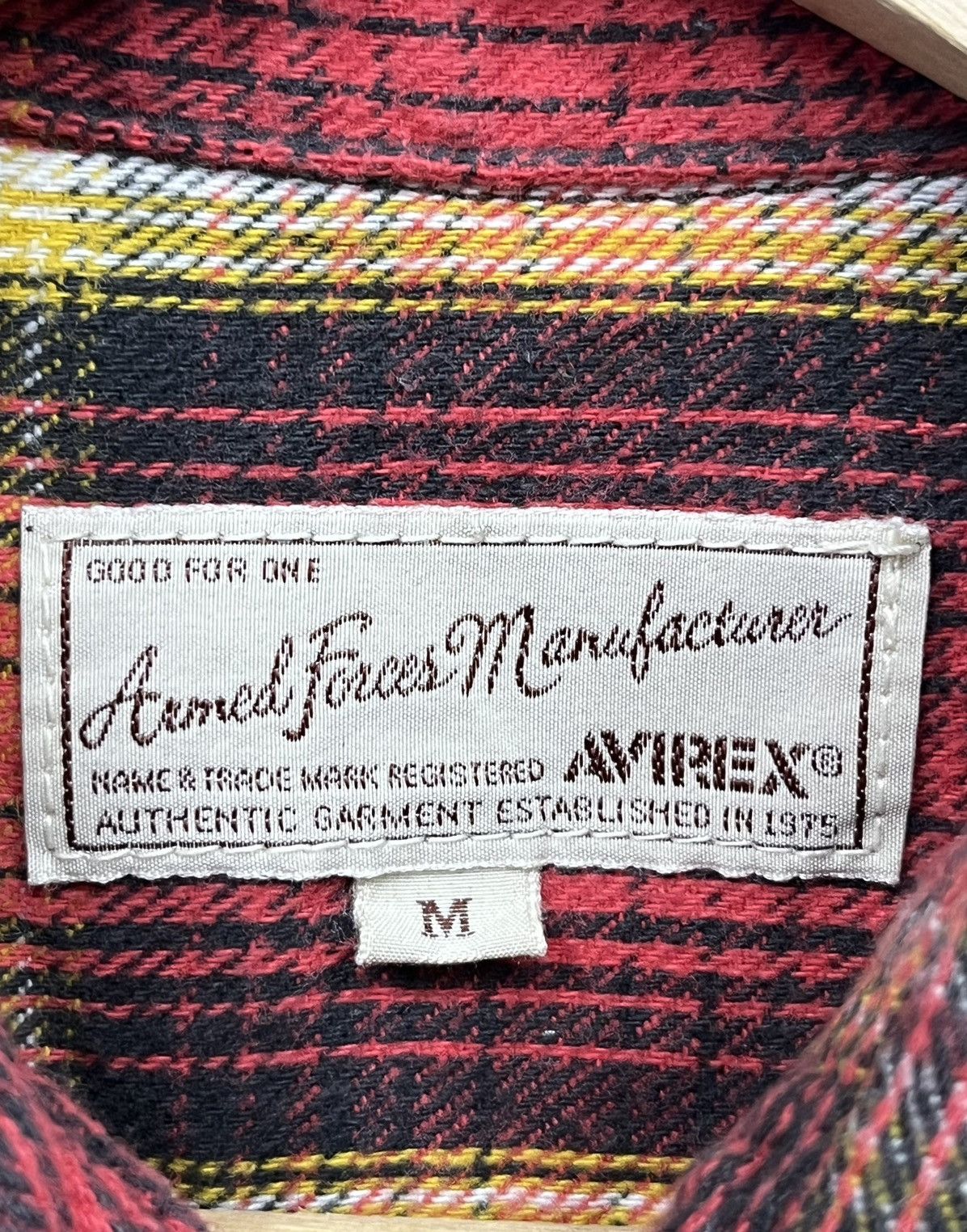 Avirex 🦈 AVIREX Big Embroidery TIGER SHARKS Cotton-Rayon Flannel Size US S / EU 44-46 / 1 - 7 Thumbnail