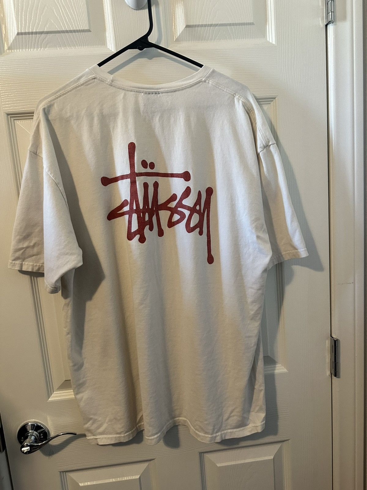 Stussy × Vintage Cream Stussy Shirt Size US XL / EU 56 / 4 - 2 Thumbnail