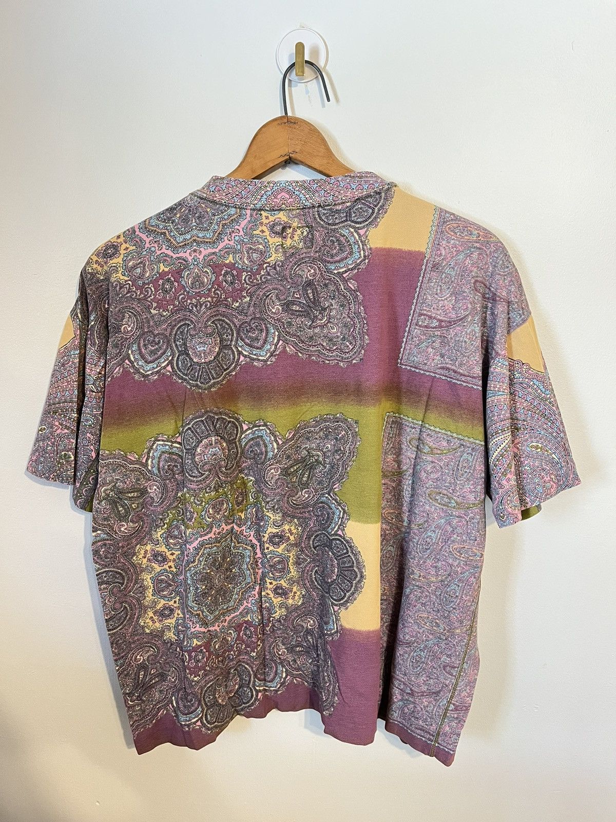 Vintage C.P Company Vintage 1980s Aztec Floral Print T-Shirt Rare 🔥 Size US XL / EU 56 / 4 - 5 Thumbnail