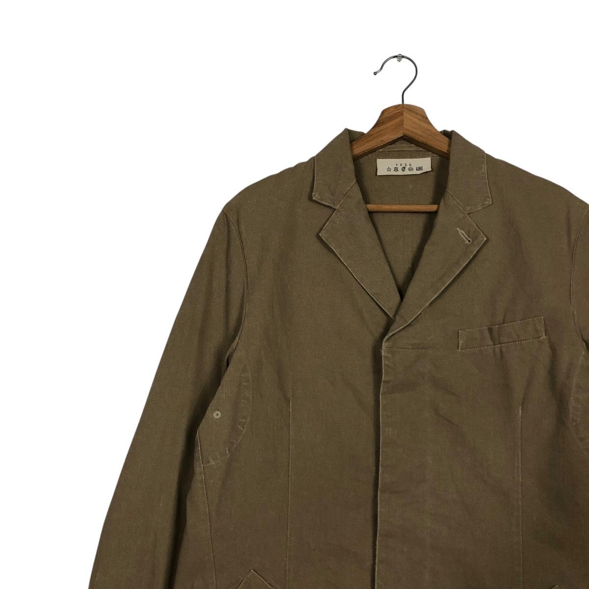 Japanese Brand 🔥VINTAGE DUCK CANVAS CHORE JACKET TESS ISSEY MIYAKE Size US M / EU 48-50 / 2 - 9 Thumbnail