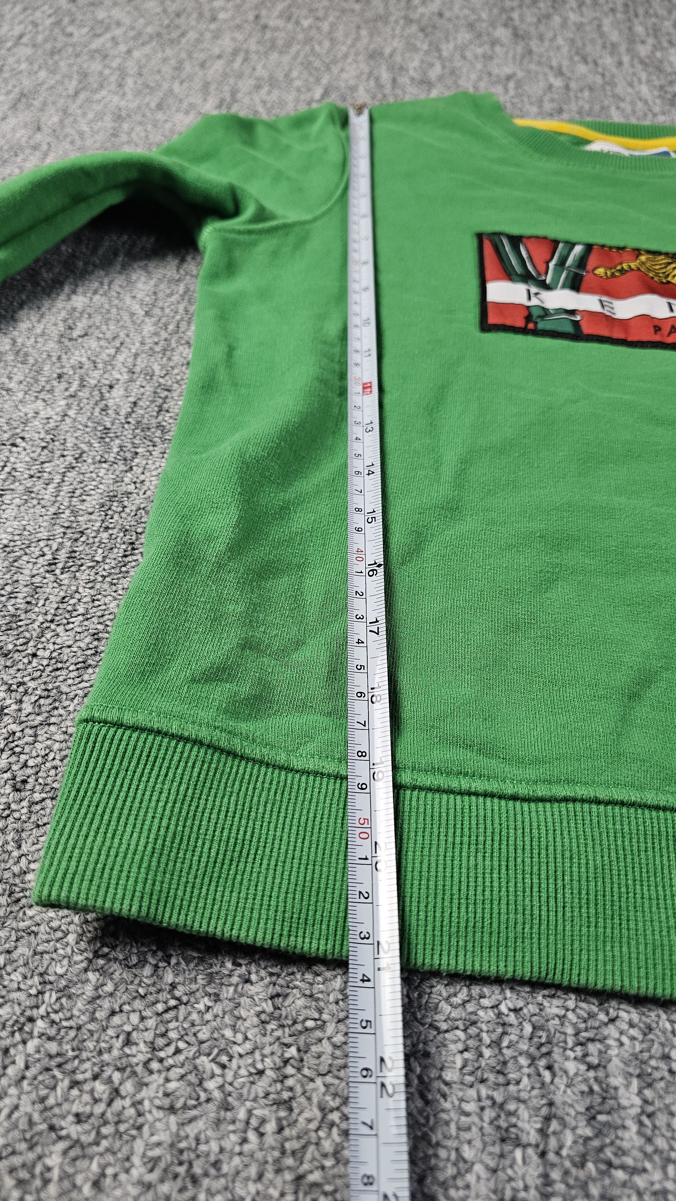 Kenzo Kenzo Paris Sweatshirt Men S Green Memento Collection 2 Logo Size US S / EU 44-46 / 1 - 9 Thumbnail