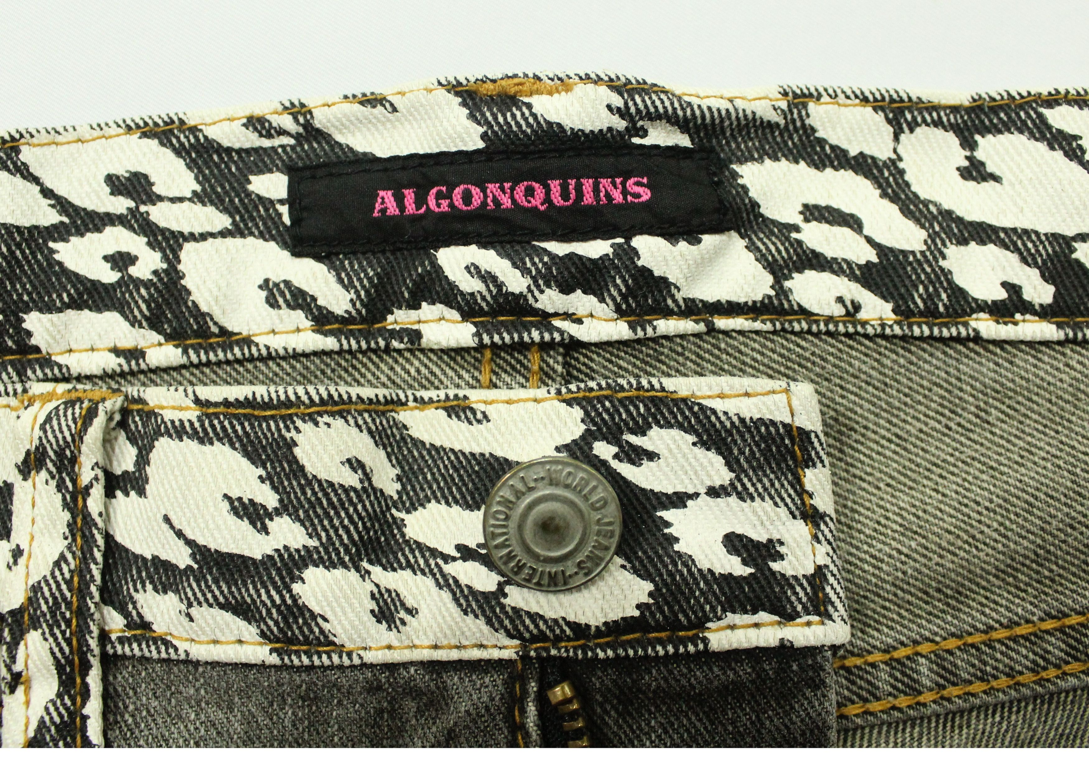 If Six Was Nine × In The Attic × Tornado Mart ALGONQUINS Denim Japanese Punk Gothic Grunge Outseam Riveted Size 32" / US 10 / IT 46 - 17 Thumbnail