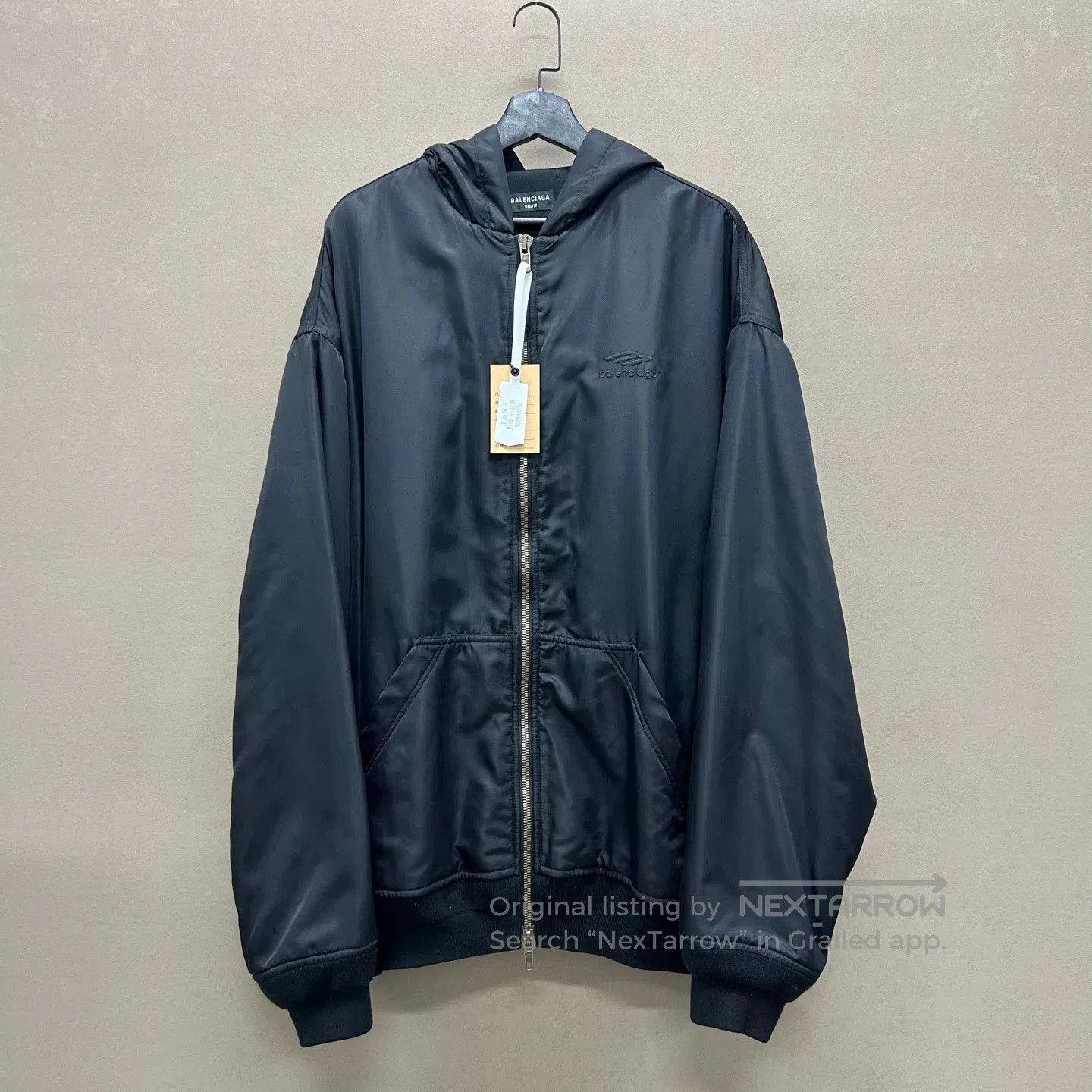 Balenciaga Balenciaga SS23 Runway Shrunk Bomber Jacket Sz.L | Grailed