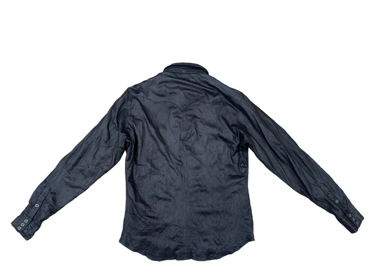 Leather Vintage Freedom Japan Black Cow Leather Western Shirt Size US M / EU 48-50 / 2 - 12 Thumbnail