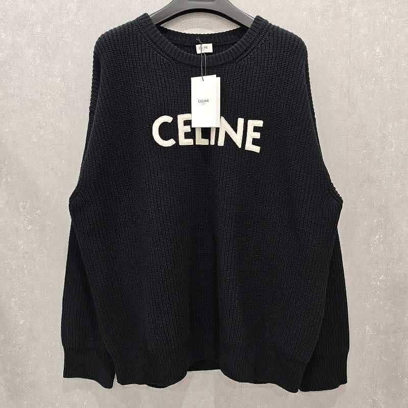 Celine Celine Logo Embroidery Sweater L Size L / US 10 / IT 46 - 1 Thumbnail