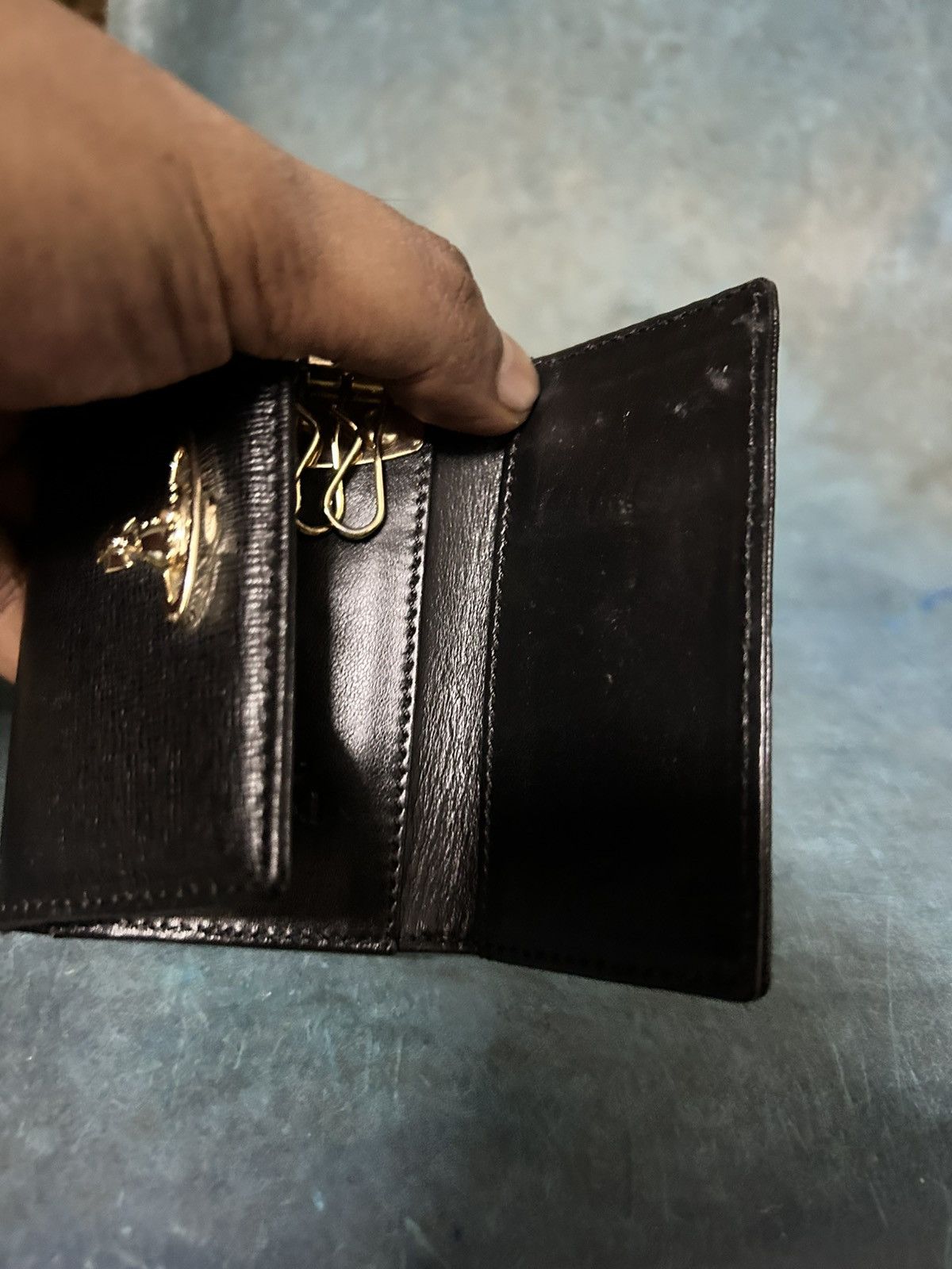 Vivienne Westwood London Leather Key Case Size ONE SIZE - 9 Thumbnail