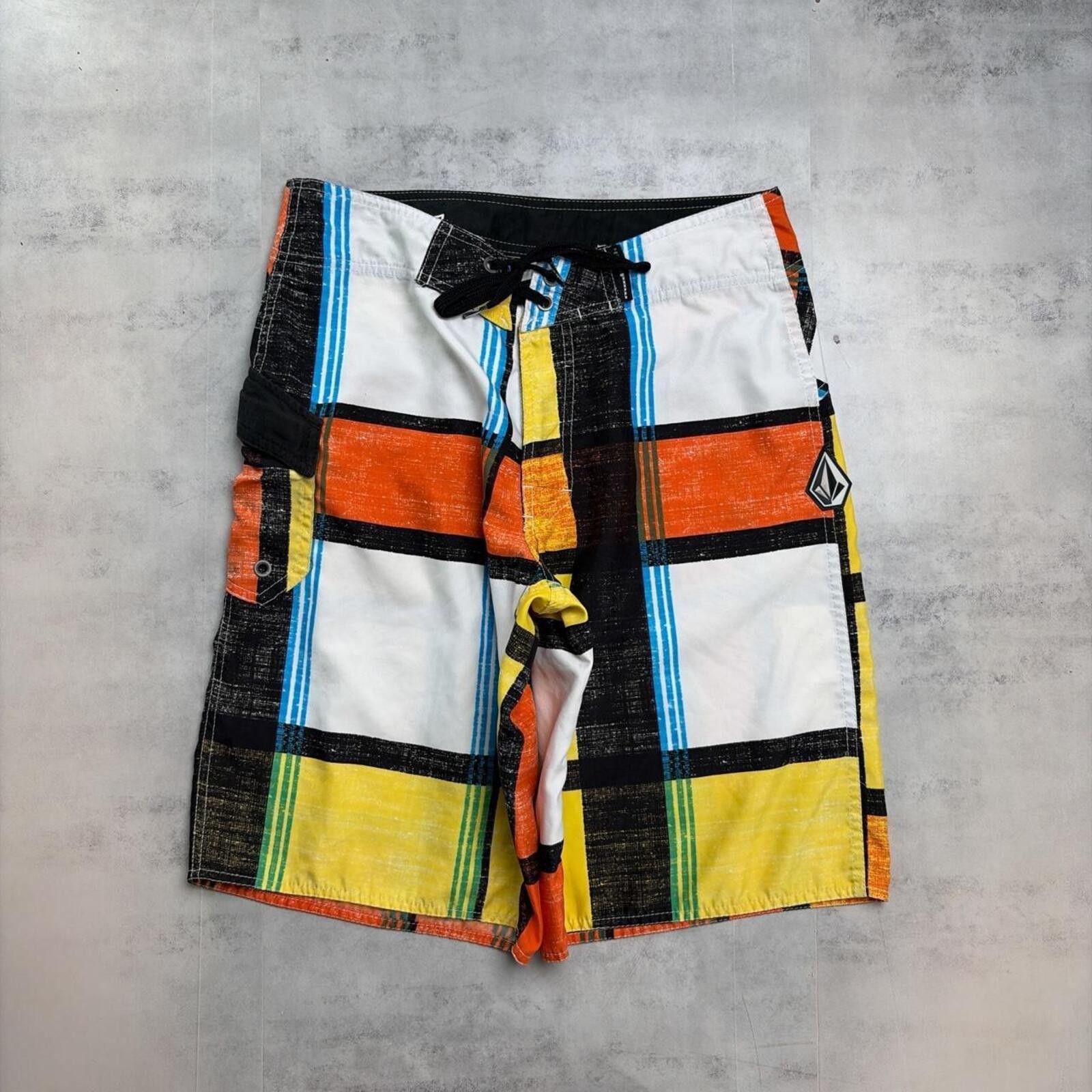 Volcom Y2K Volcom Stone Surf Grunge Baggy Plaid Skater Board Shorts Size US 30 / EU 46 - 1 Thumbnail