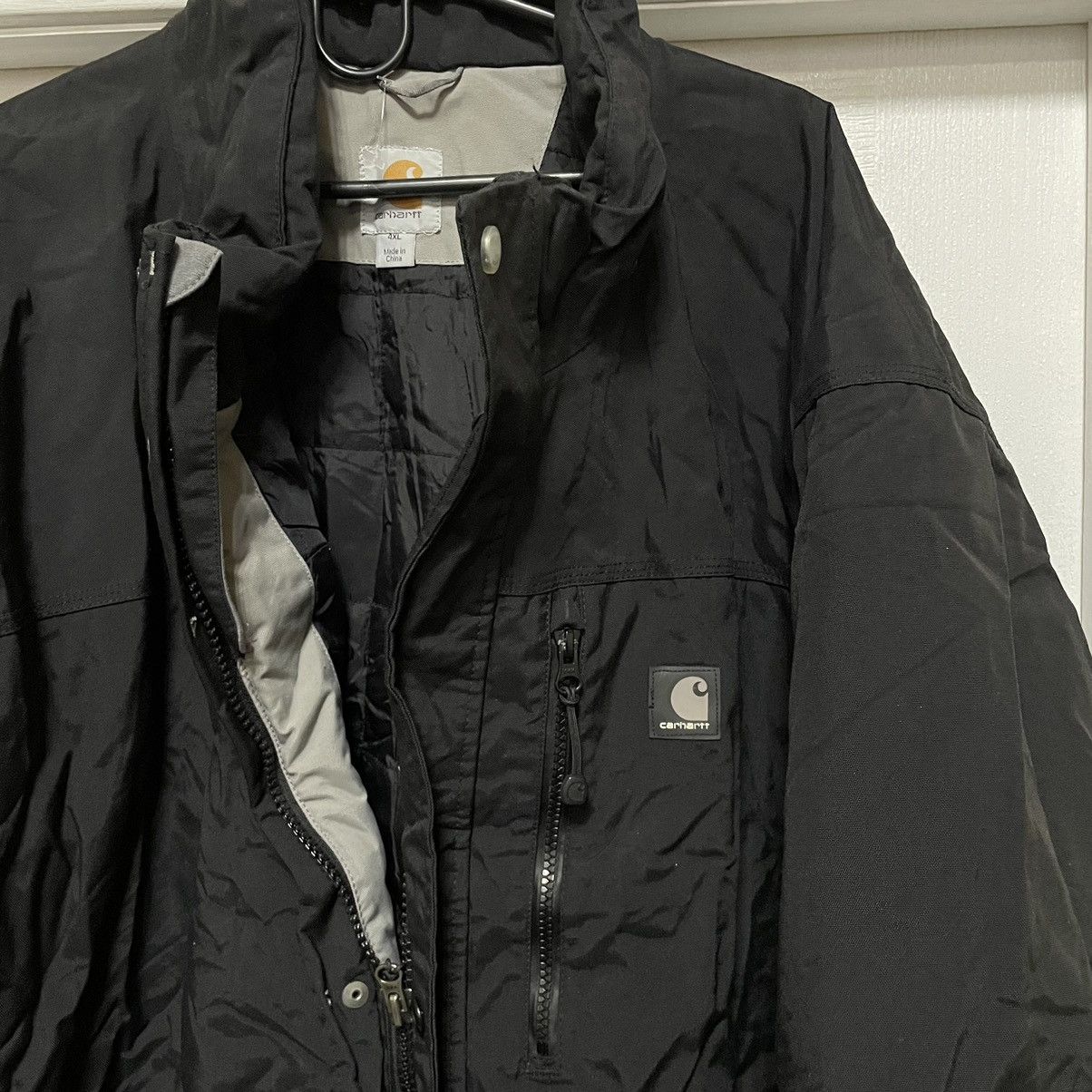Carhartt × Japanese Brand Vintage Carhartt coat Arctic Jacket Black bomber Detroit Size US XXL / EU 58 / 5 - 2 Thumbnail