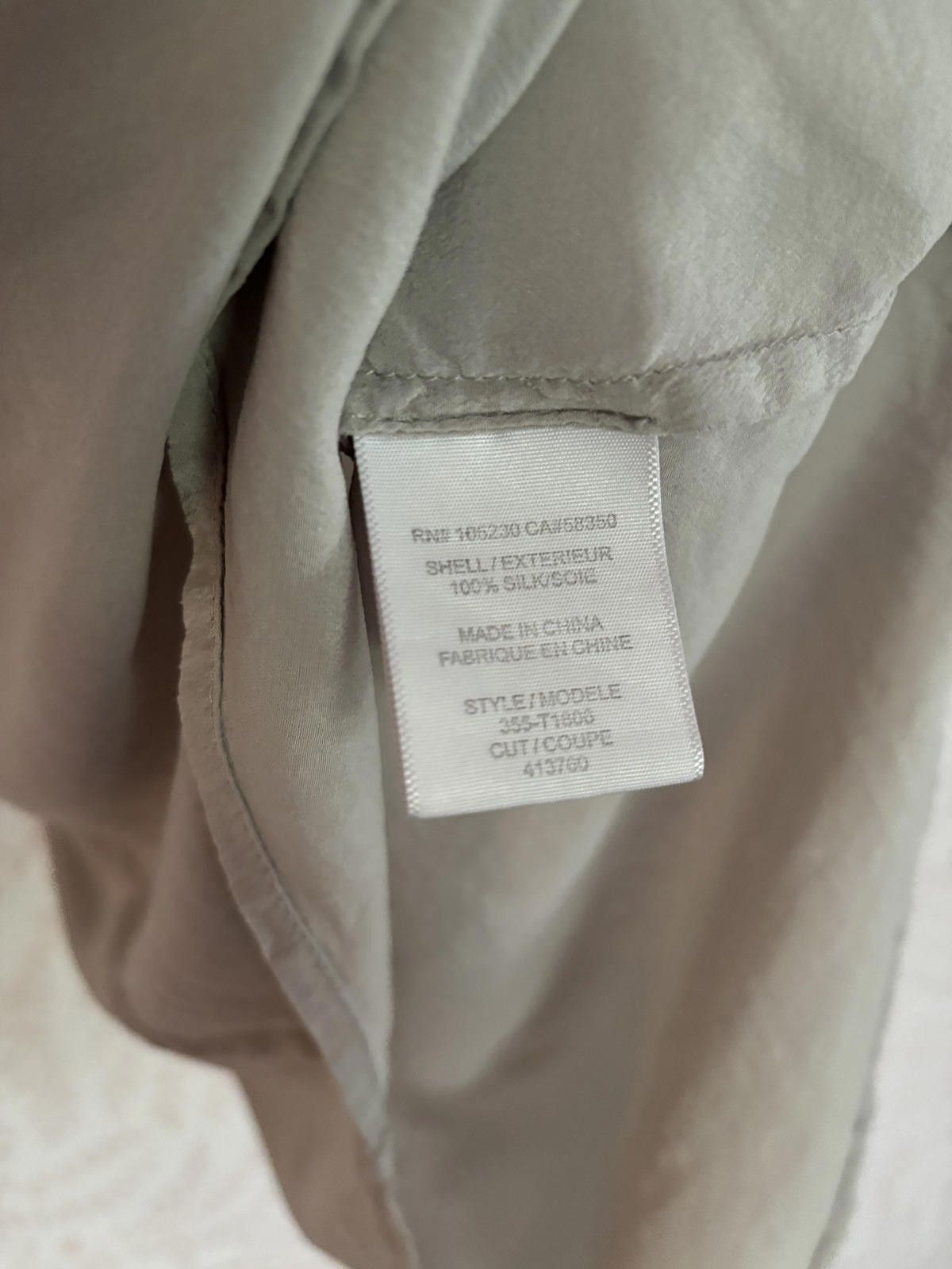Jones New York 100% Silk Joie Casual V-Neck Top - Size S Size S / US 4 / IT 40 - 7 Thumbnail