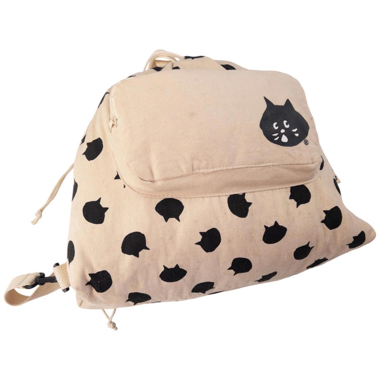 Issey Miyake Vintage Ne-Net By Issey Miyake Cat Drawstring Backpack Size ONE SIZE - 6 Thumbnail