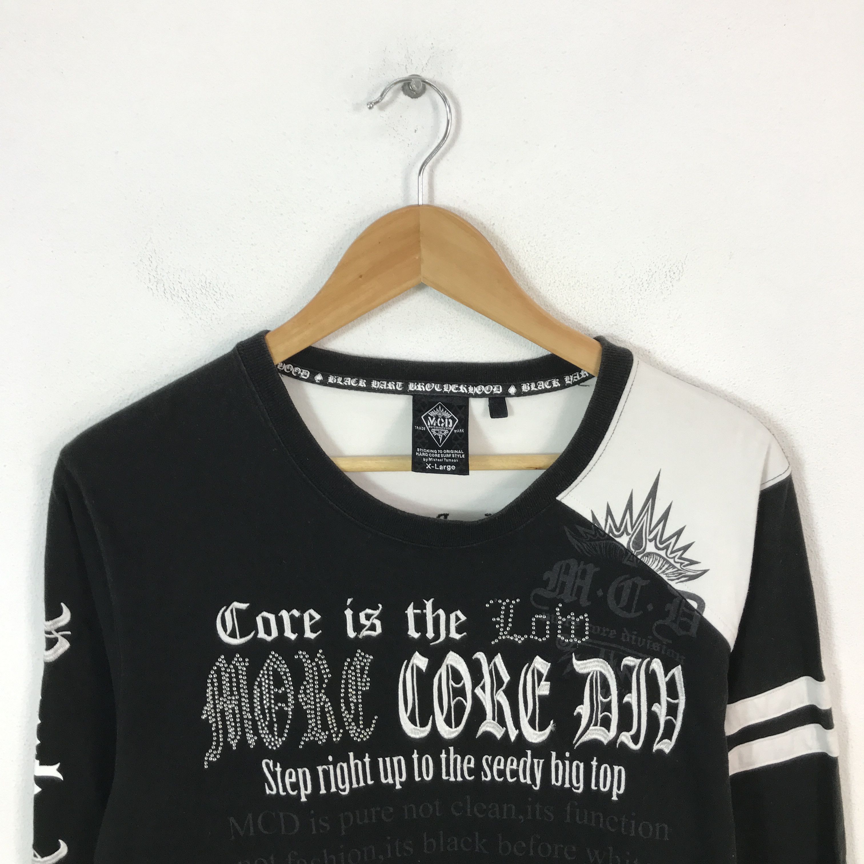Japanese Brand more core division Embroidery Design Long sleeve T-shirt Size US L / EU 52-54 / 3 - 3 Thumbnail