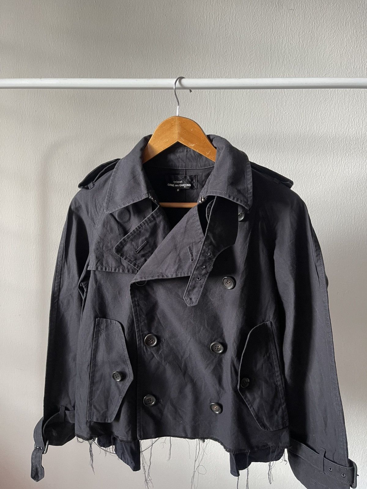 Tricot Comme des Garcons 2004 Comme Des Garcons Crop Jacket Size S / US 4 / IT 40 - 3 Thumbnail