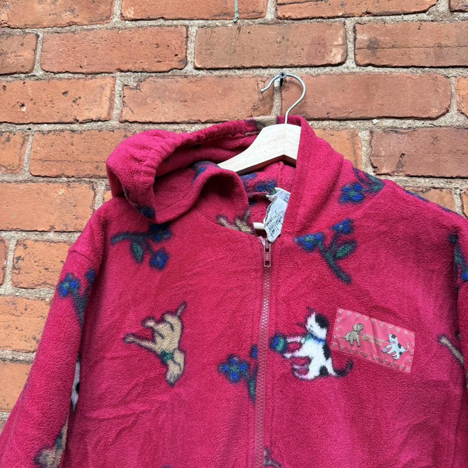 Other Vintage northern reflections dogs and cats fleece hoodie M Size US M / EU 48-50 / 2 - 2 Thumbnail