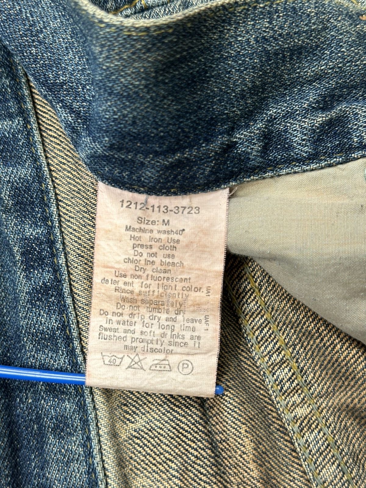 Raf by Raf Simons Raf By Raf Simons - Faded Blue Washed Ripped Knees Denim Size US 33 - 12 Thumbnail