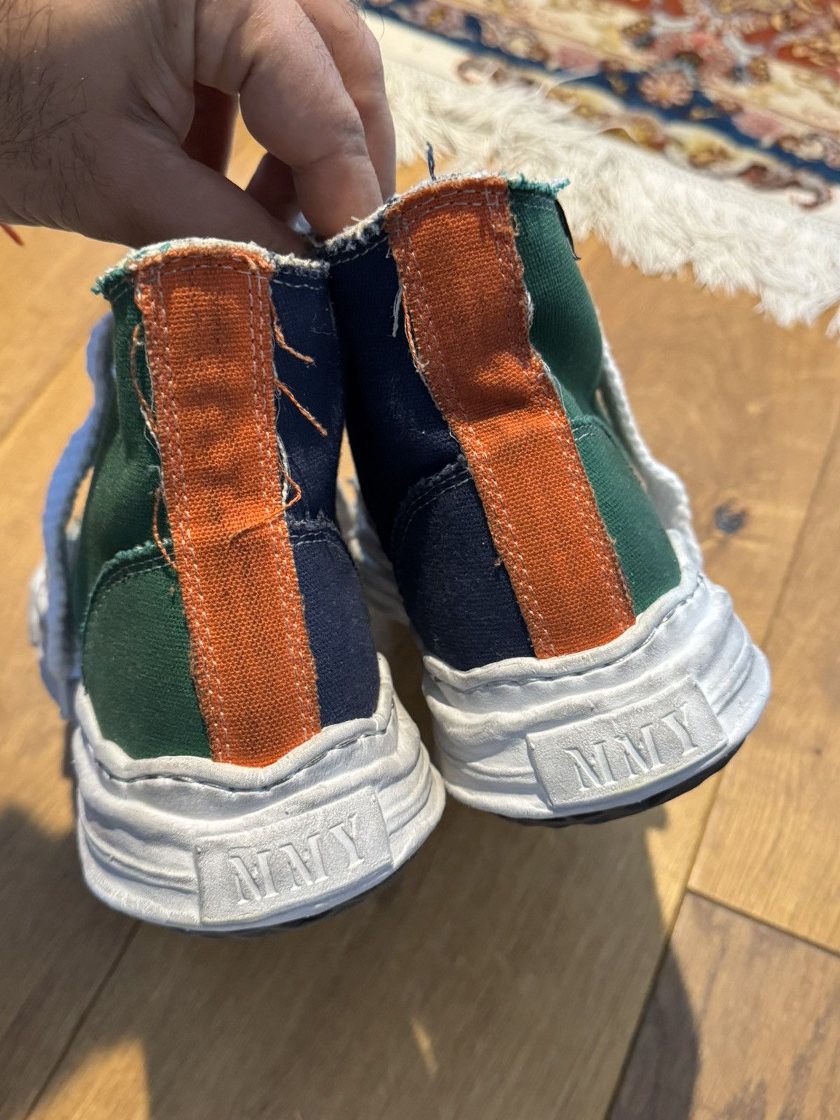 Maison MIHARA YASUHIRO MIHARAYASUHIRO MMY HIGH TOP SNEAKERS Size US 8 / EU 41 - 5 Thumbnail
