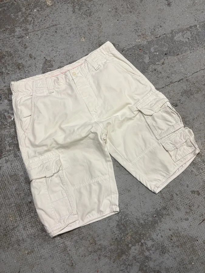 Dolce & Gabbana 2000s Dolce & Gabbana Cargo White Shorts Size US 33 - 5 Thumbnail