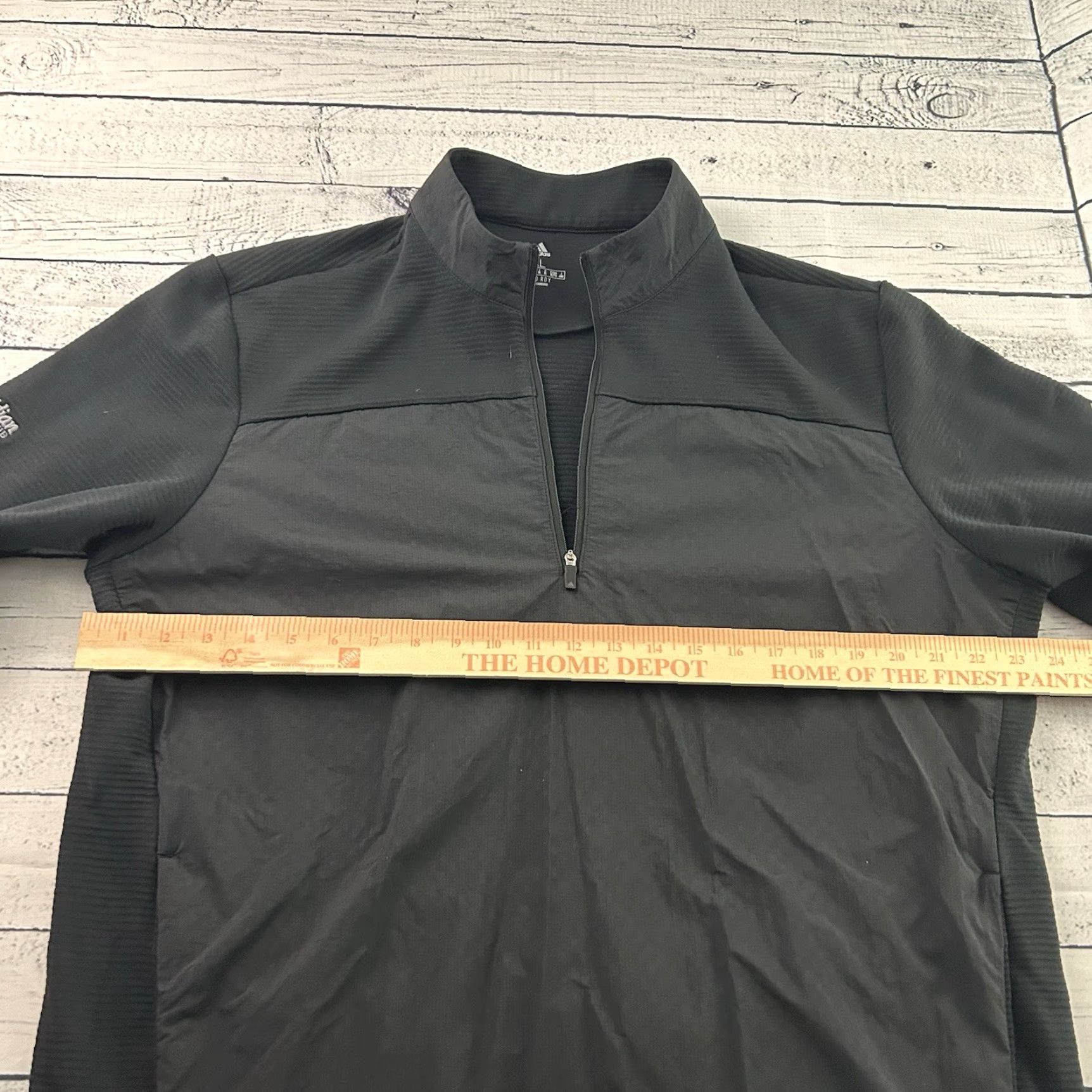 Adidas Adidas 1/4 Zip Meridian Golf Club Warm Sweatshirt Men XL Black Size US XL / EU 56 / 4 - 6 Thumbnail